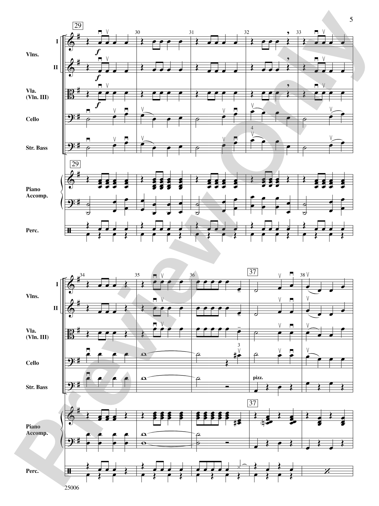 Chitty Chitty Bang Bang: String Orchestra Conductor Score & Parts