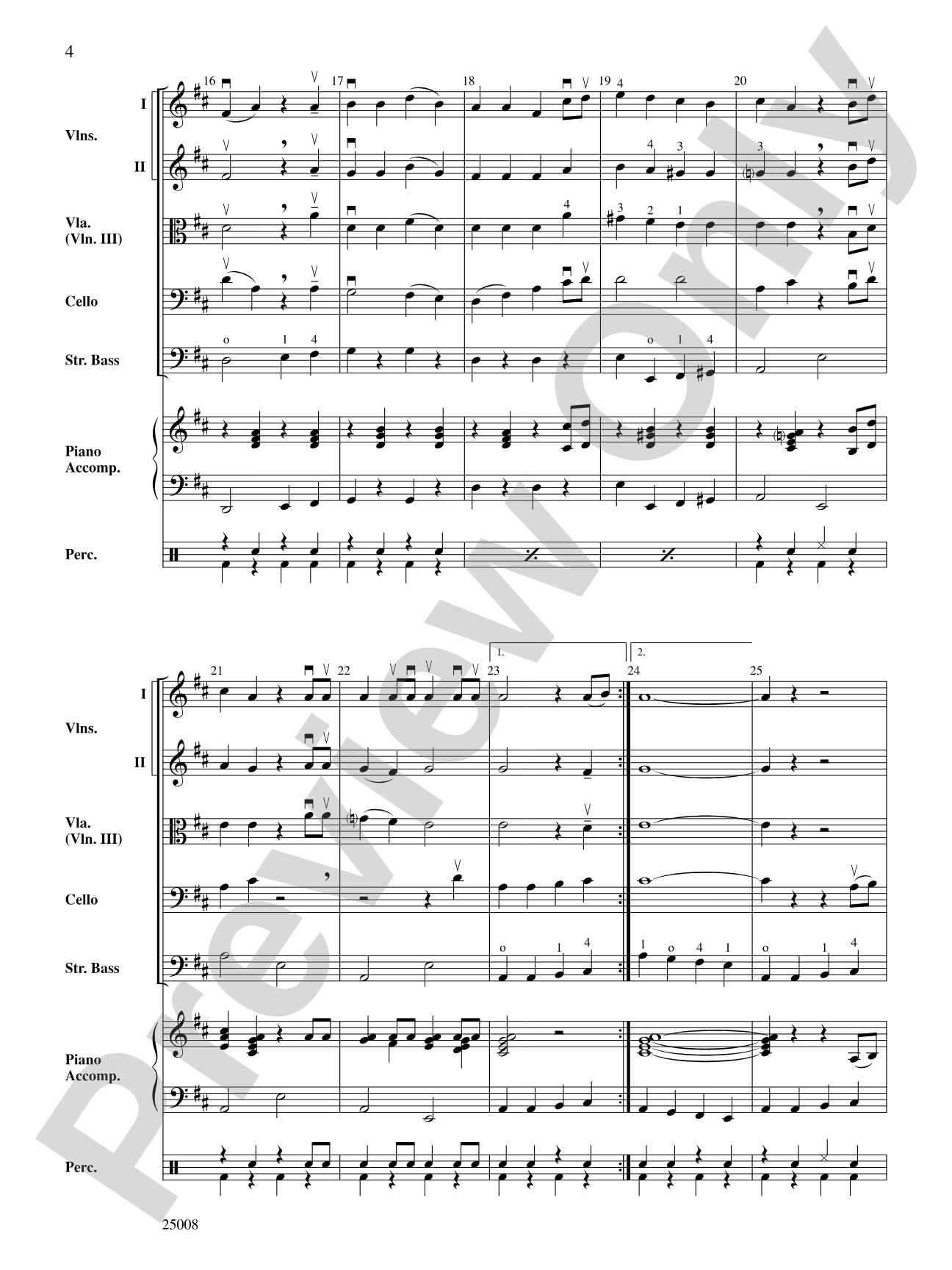 Wonka's Welcome Song (from Charlie and Chocolate Factory): String Orchestra Conductor Score & Parts