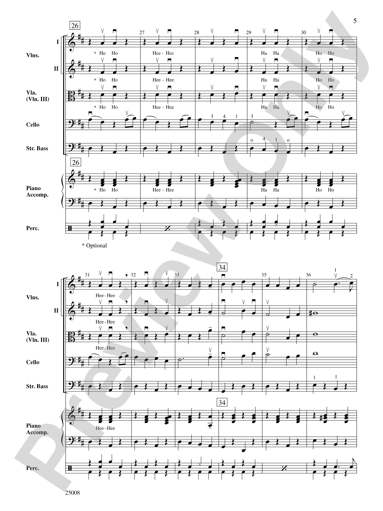 Wonka's Welcome Song (from Charlie and Chocolate Factory): String Orchestra Conductor Score & Parts
