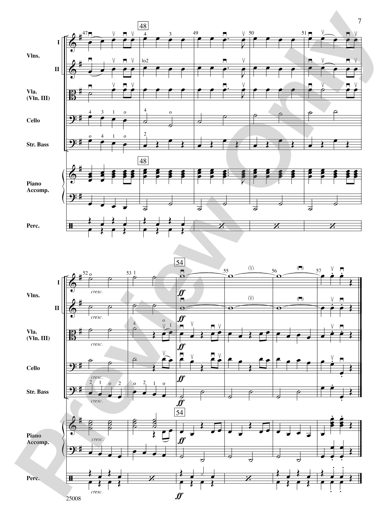 Wonka's Welcome Song (from Charlie and Chocolate Factory): String Orchestra Conductor Score & Parts