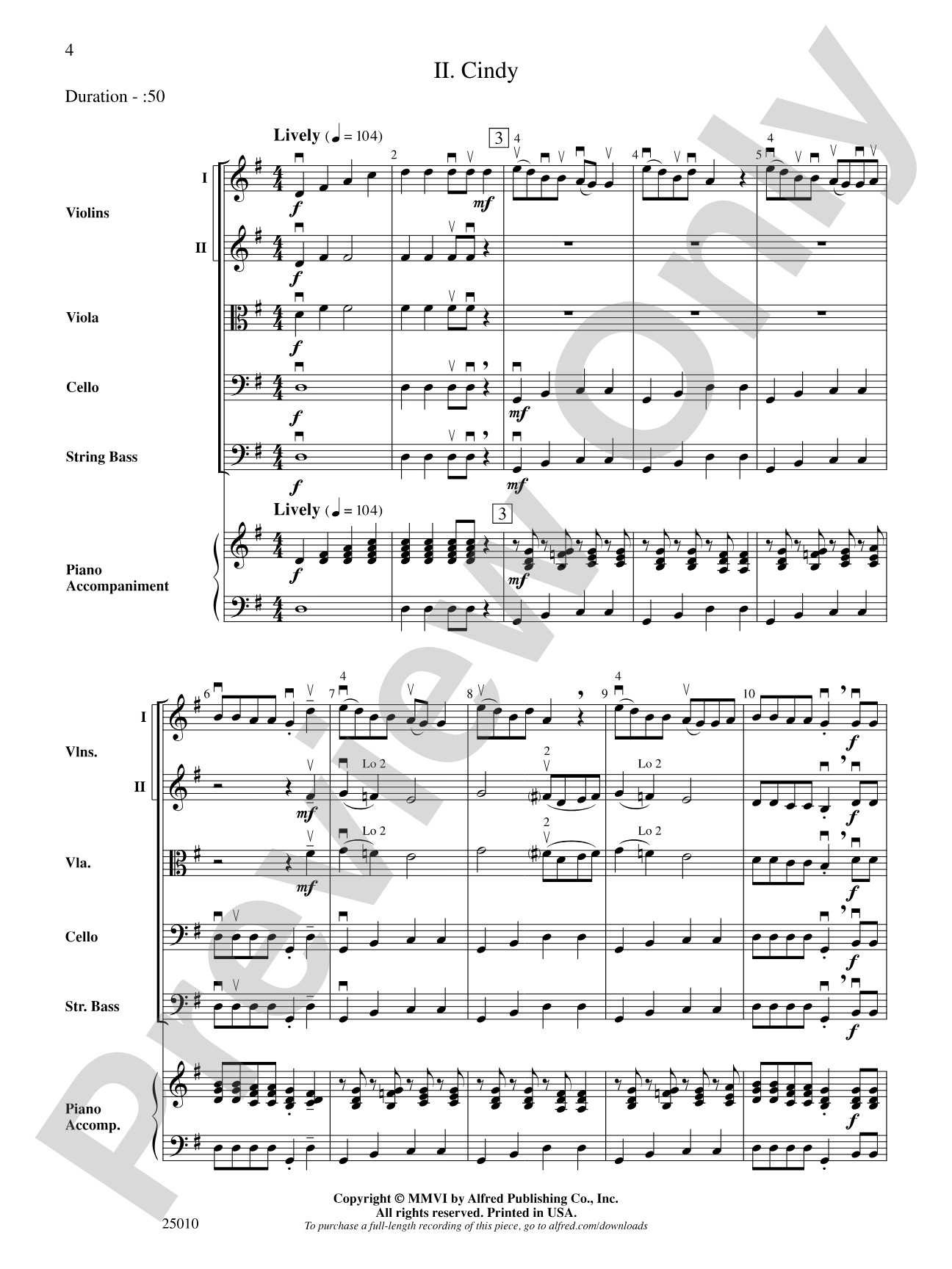 Two Appalachian Songs: String Orchestra Conductor Score & Parts
