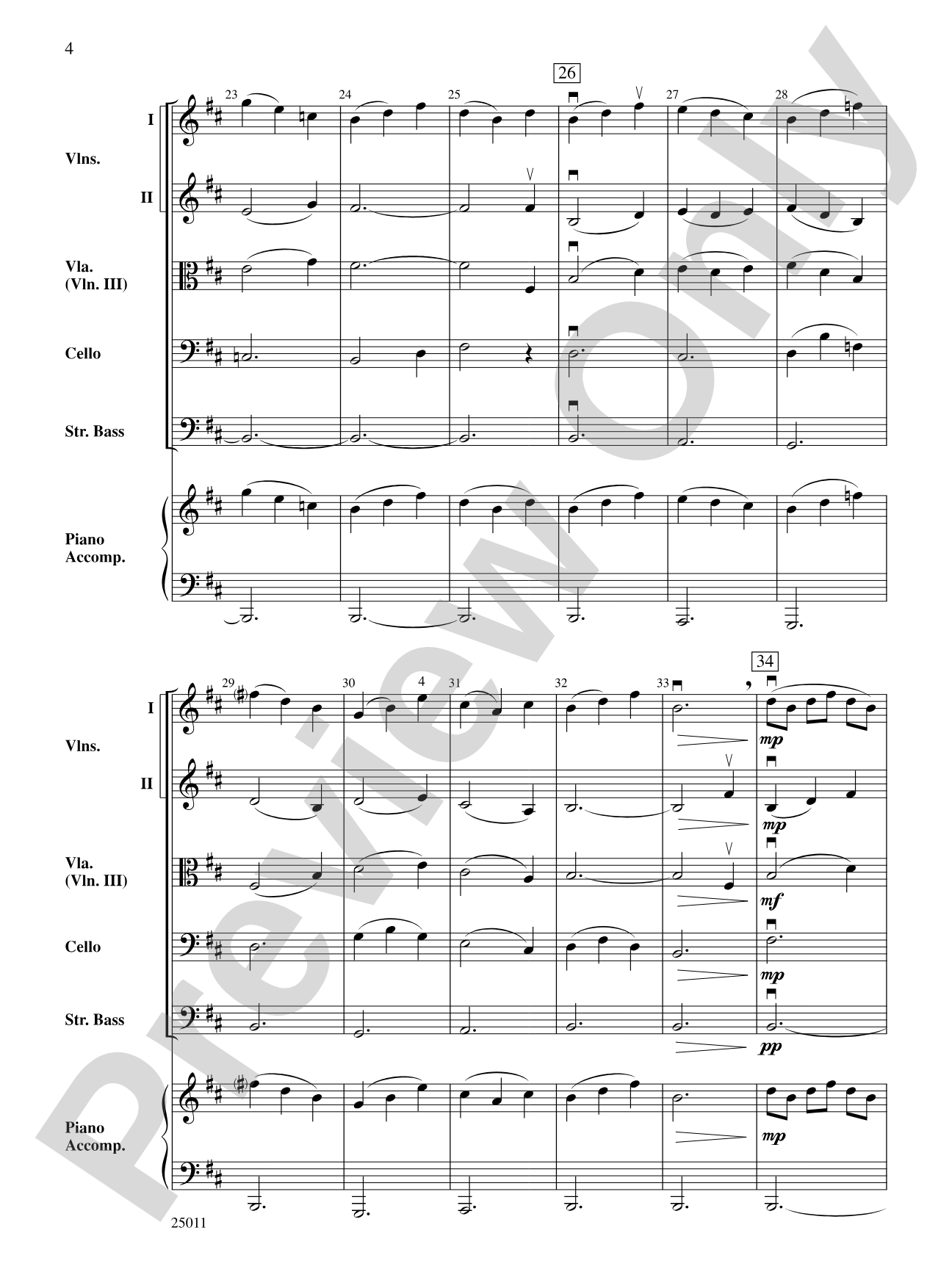 River of Dreams: String Orchestra Conductor Score & Parts
