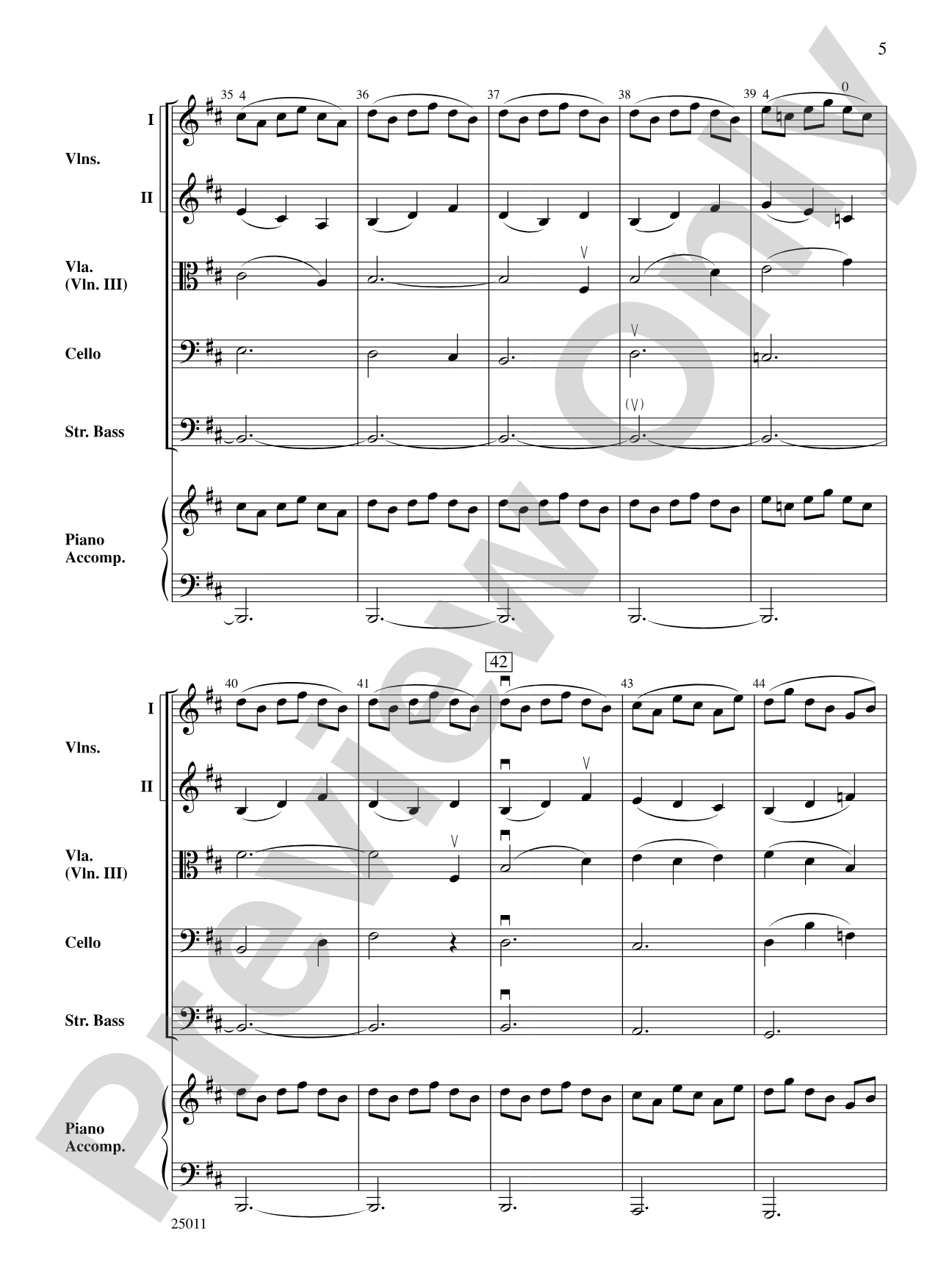 River of Dreams: String Orchestra Conductor Score & Parts