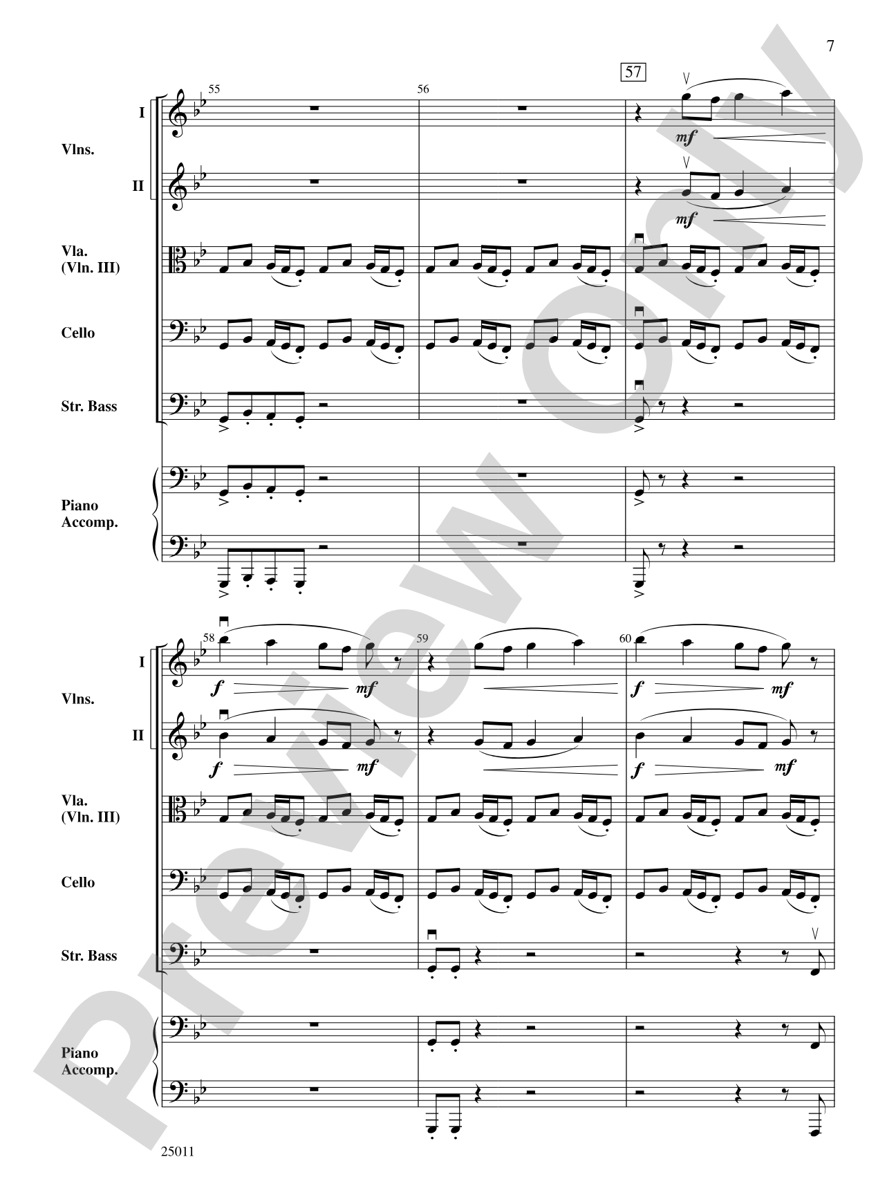 River of Dreams: String Orchestra Conductor Score & Parts