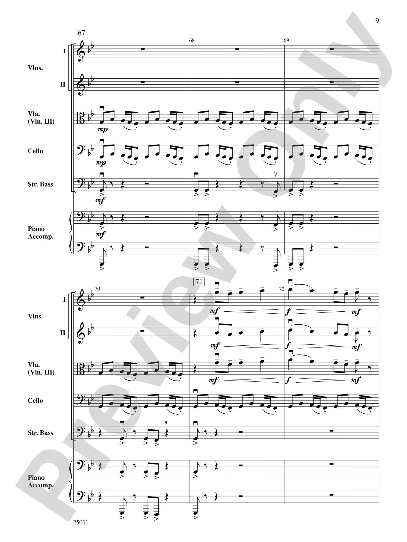 River of Dreams: String Orchestra Conductor Score & Parts