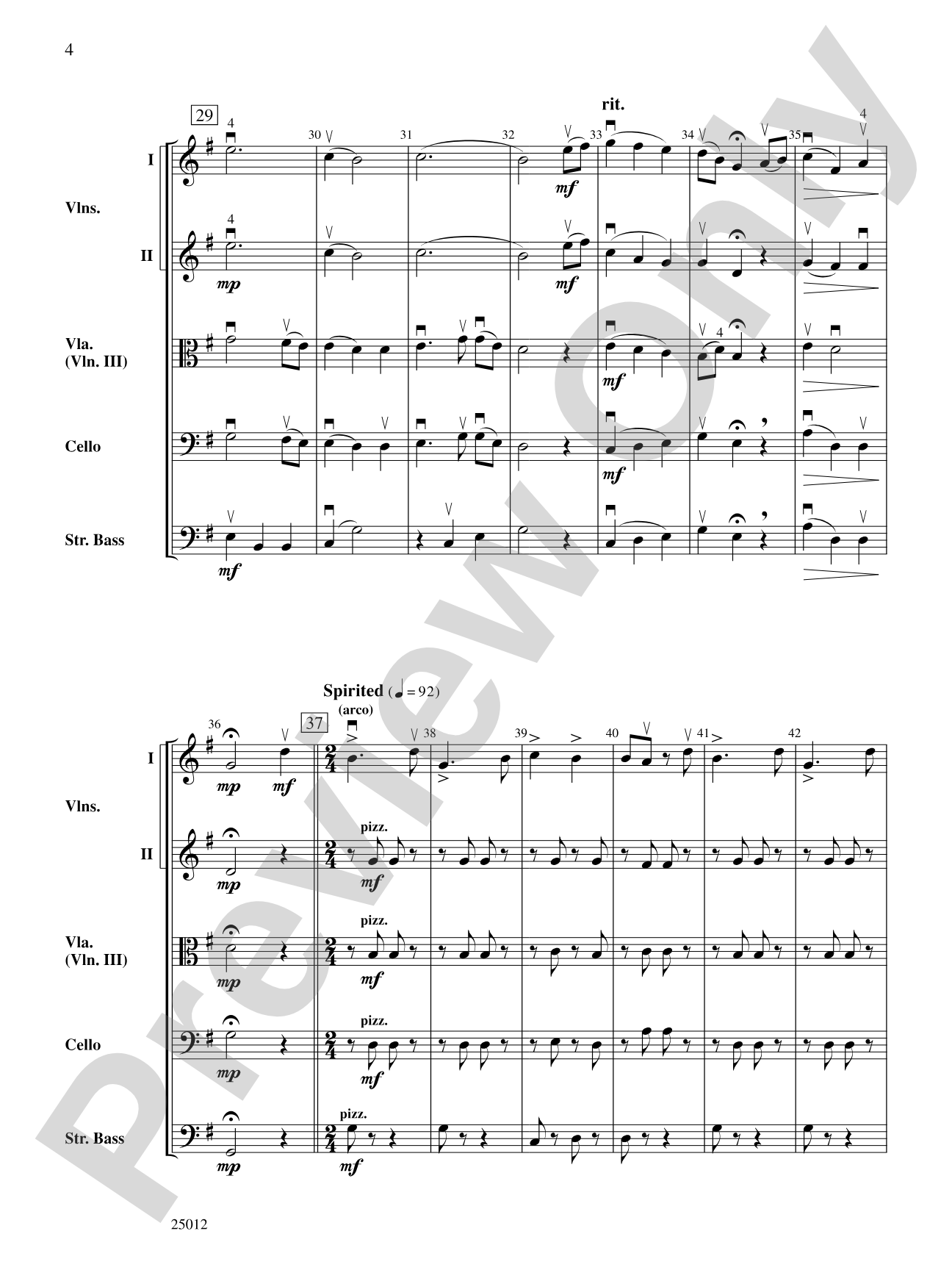Grand River Serenade: String Orchestra Conductor Score & Parts