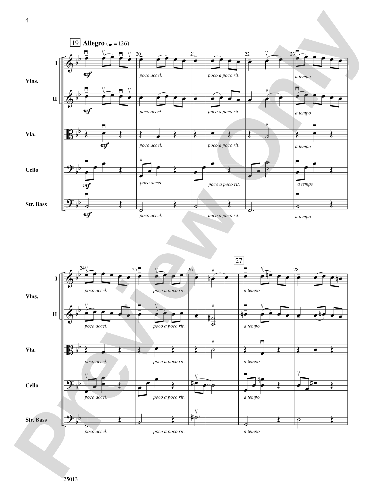 Canzone sotto le stelle: String Orchestra Conductor Score & Parts
