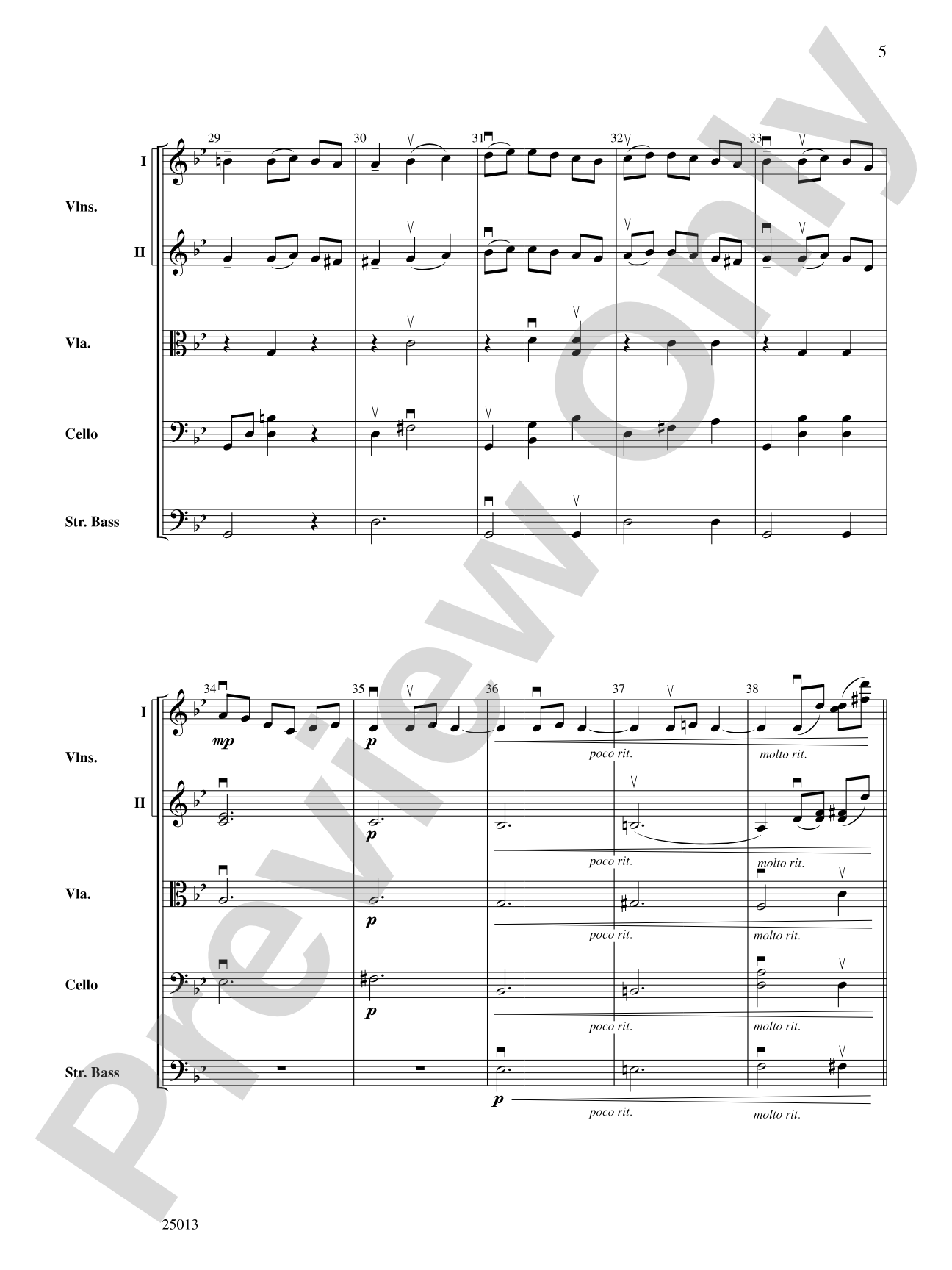 Canzone sotto le stelle: String Orchestra Conductor Score & Parts