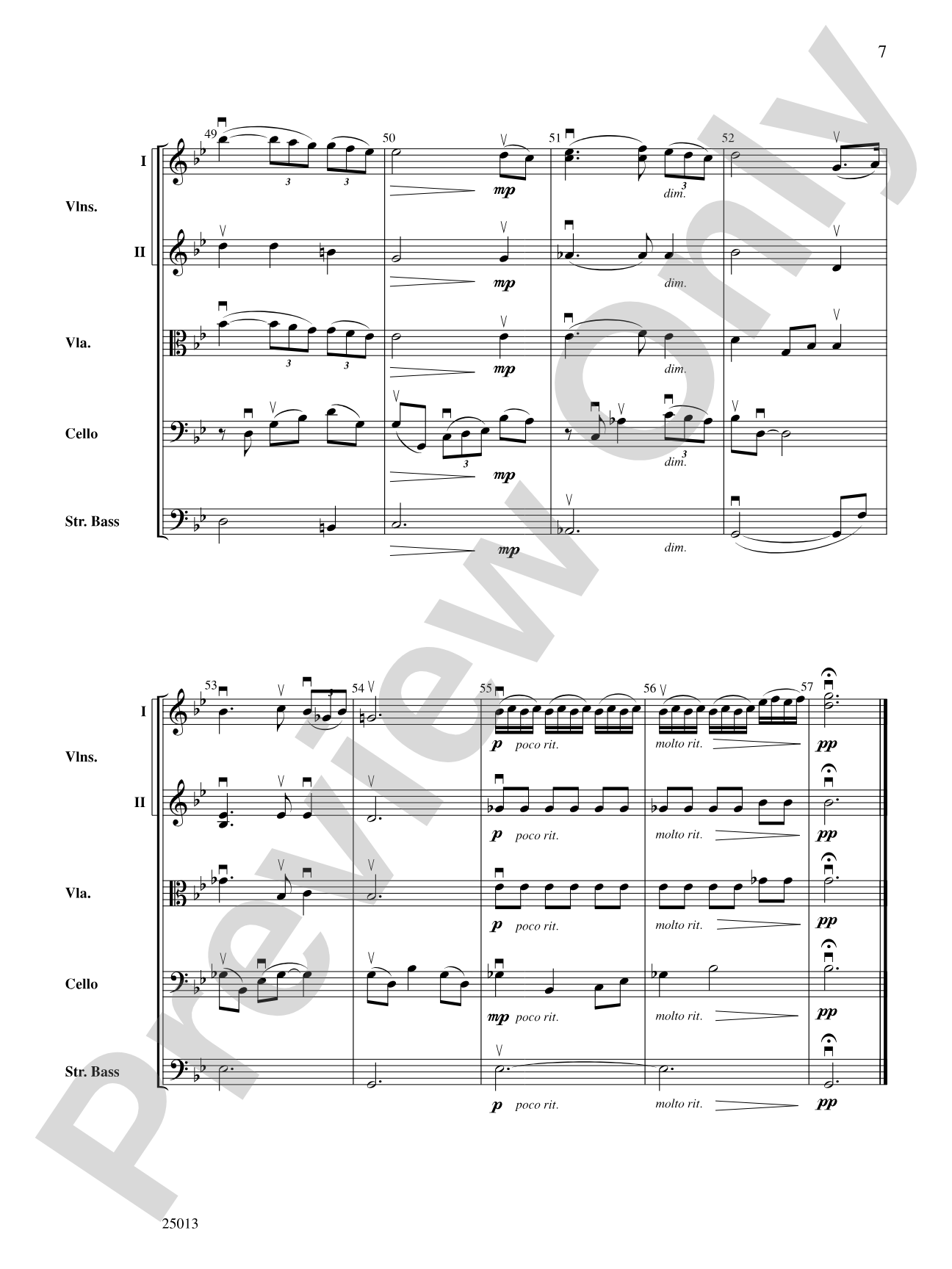 Canzone sotto le stelle: String Orchestra Conductor Score & Parts