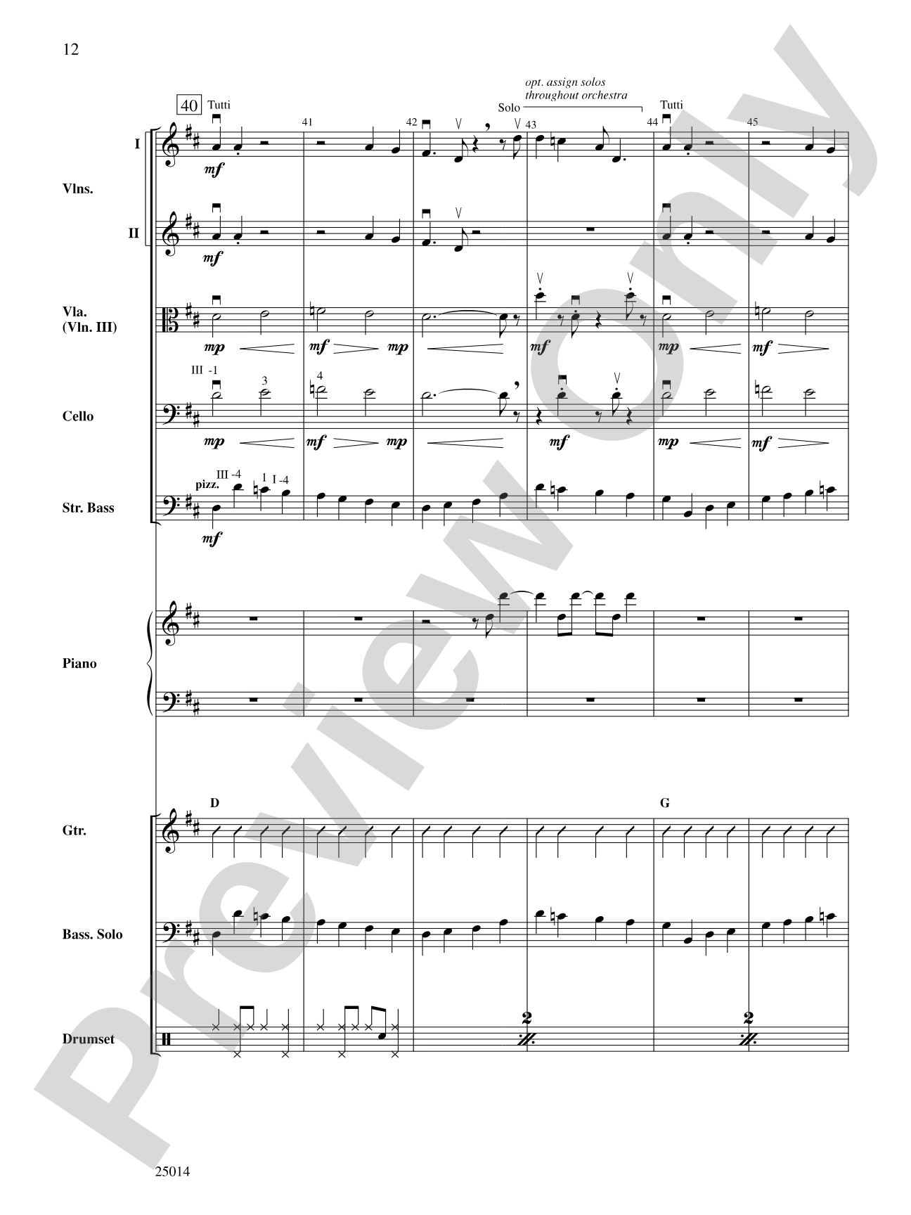 Journeys in Time: String Orchestra Conductor Score & Parts