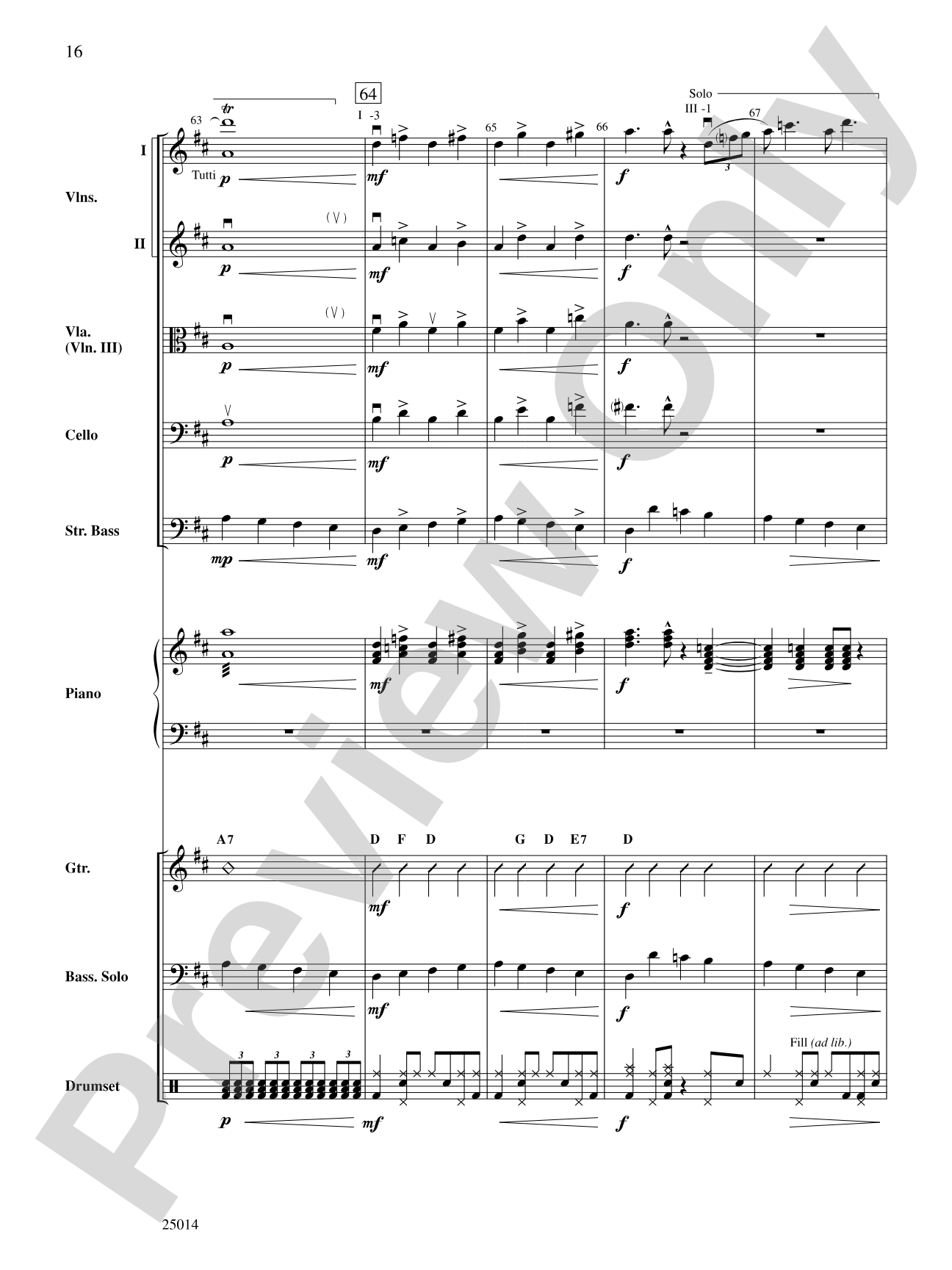 Journeys in Time: String Orchestra Conductor Score & Parts