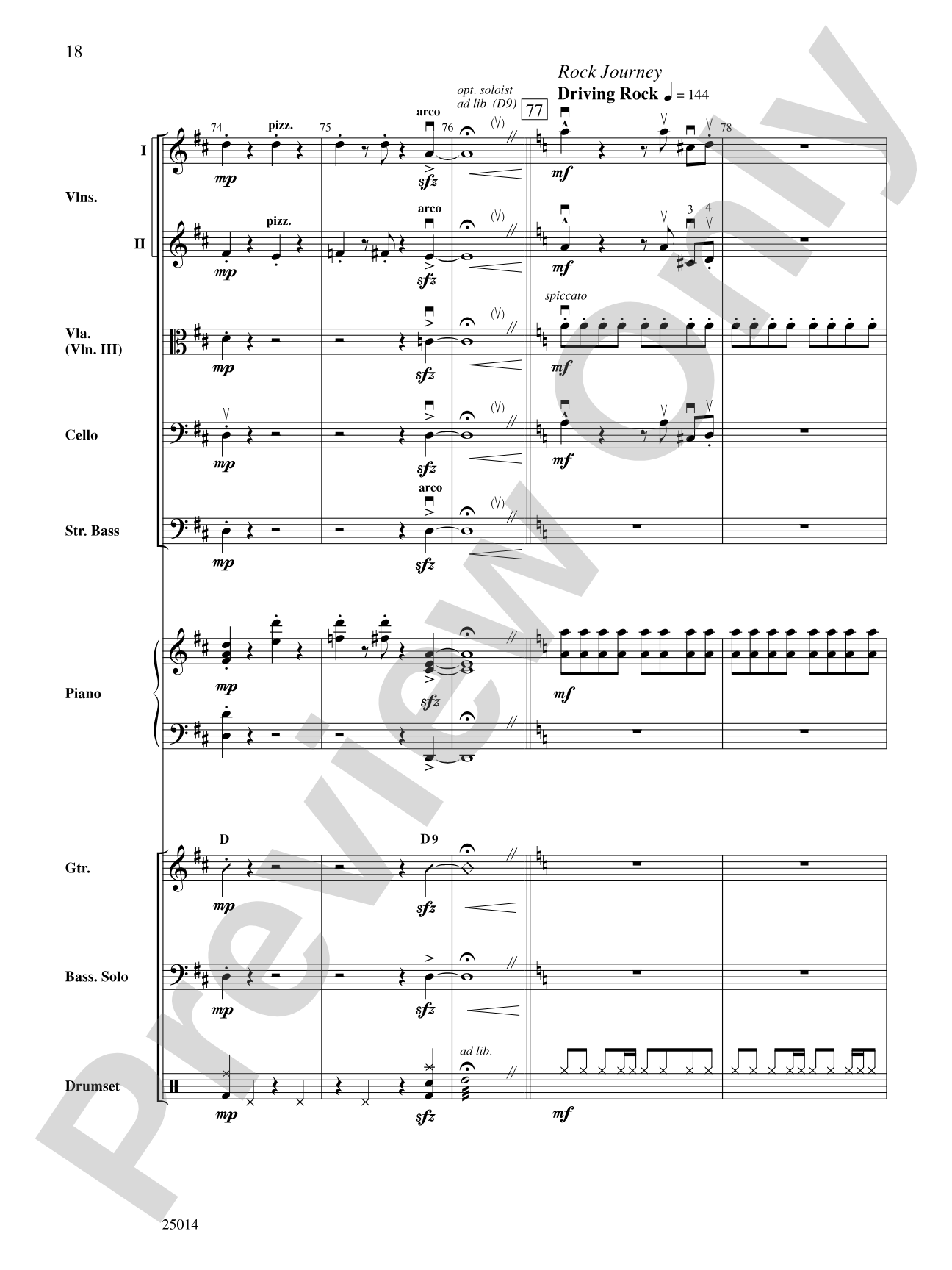 Journeys in Time: String Orchestra Conductor Score & Parts