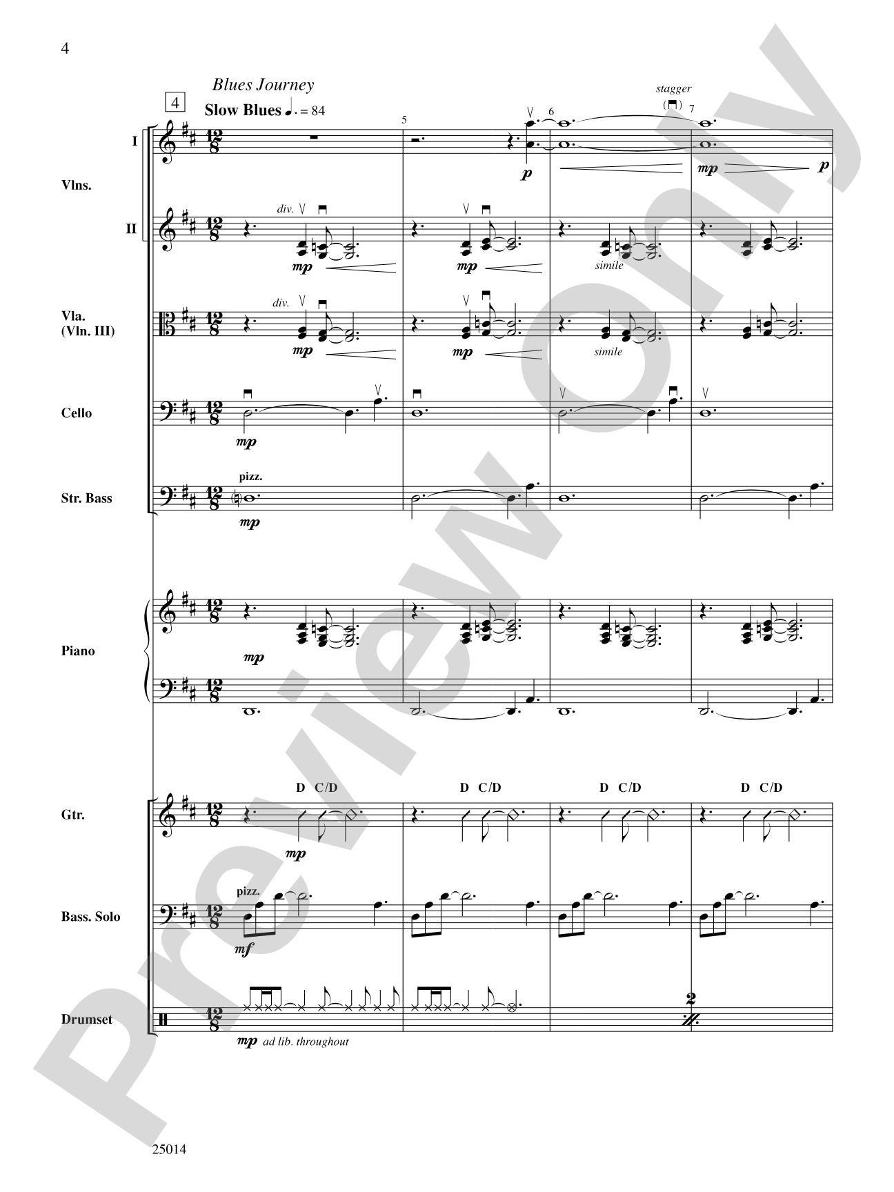 Journeys in Time: String Orchestra Conductor Score & Parts