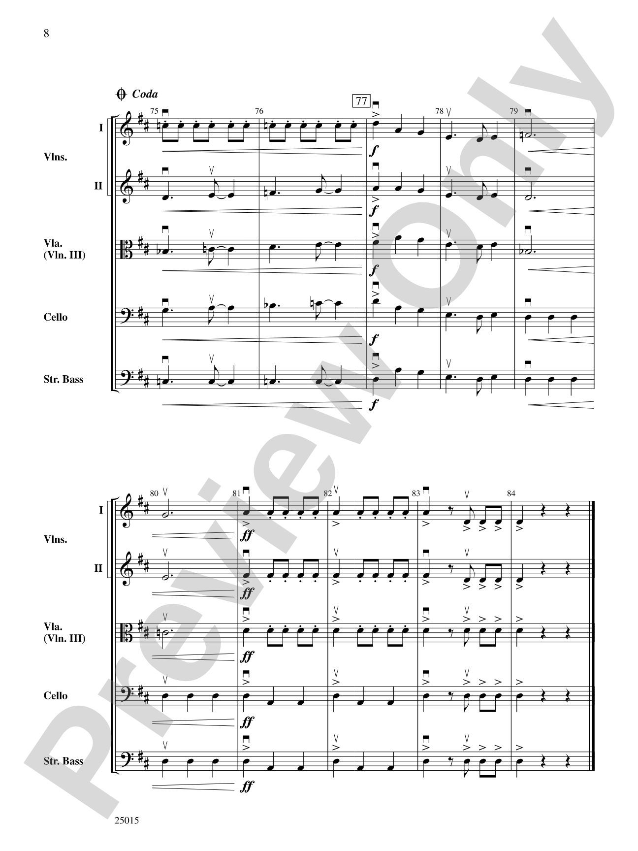 Rockport Images: String Orchestra Conductor Score & Parts