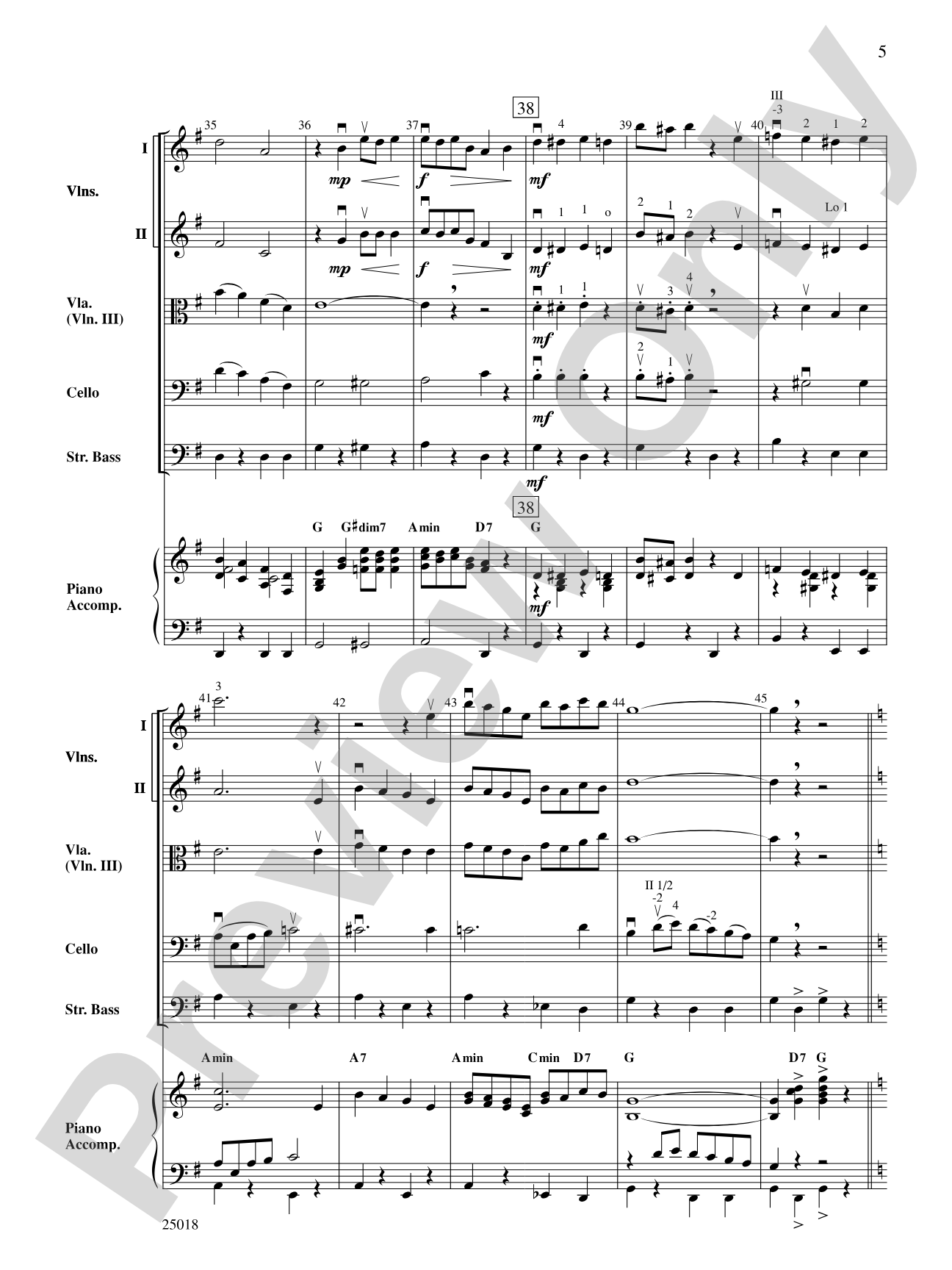 Chitty Chitty Bang Bang: String Orchestra Conductor Score & Parts