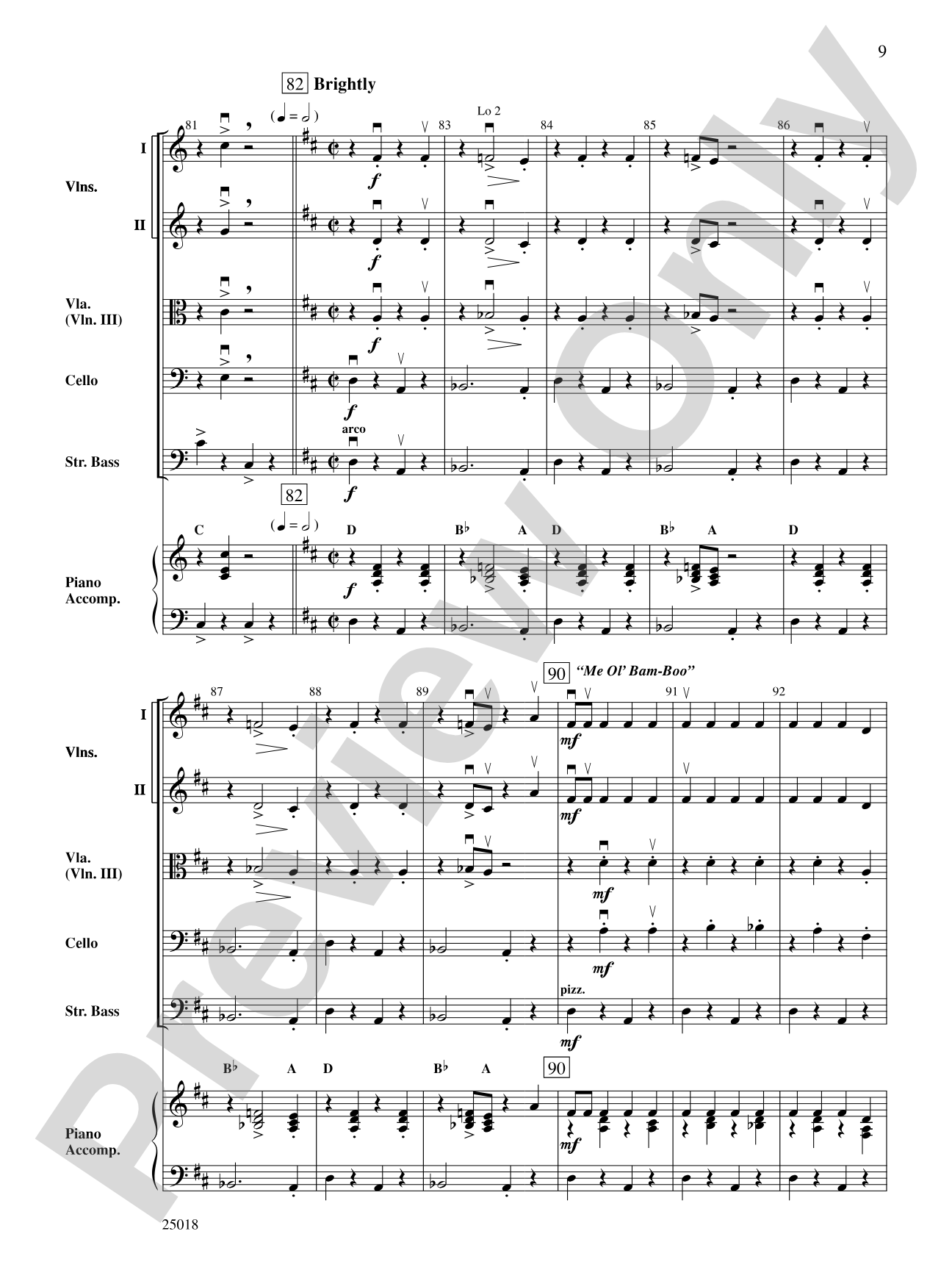 Chitty Chitty Bang Bang: String Orchestra Conductor Score & Parts