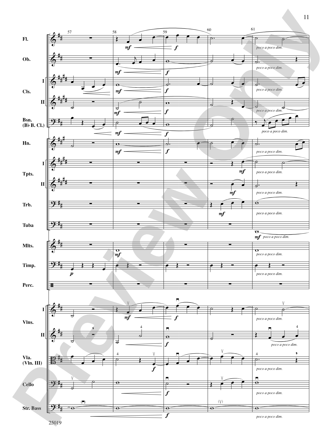 Motet: Full Orchestra Conductor Score & Parts