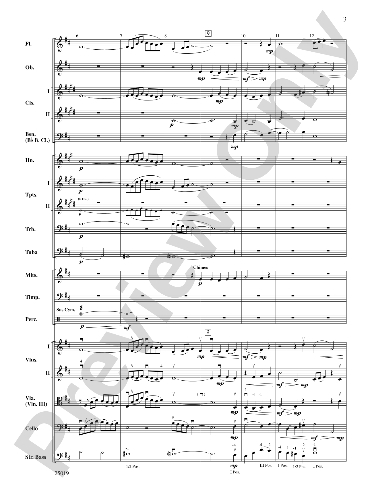 Motet: Full Orchestra Conductor Score & Parts