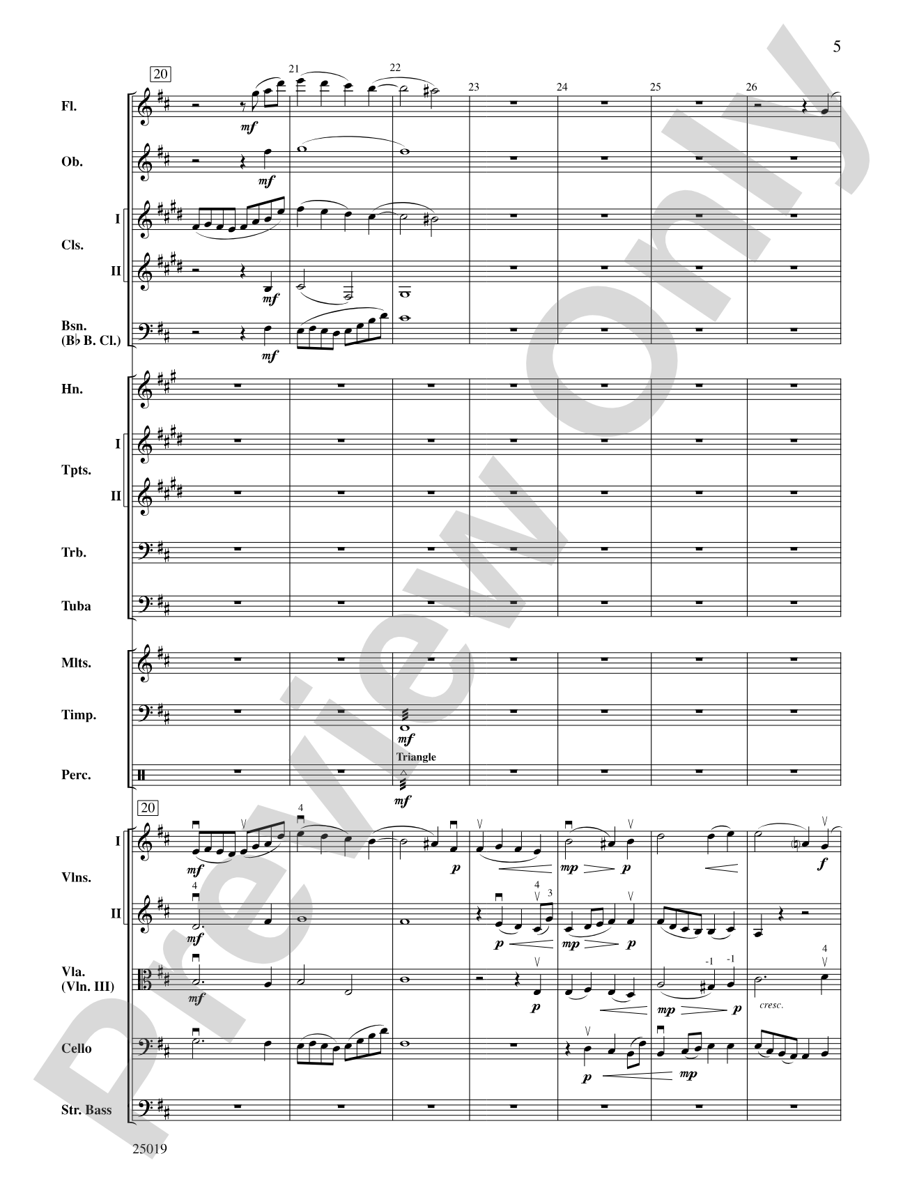 Motet: Full Orchestra Conductor Score & Parts