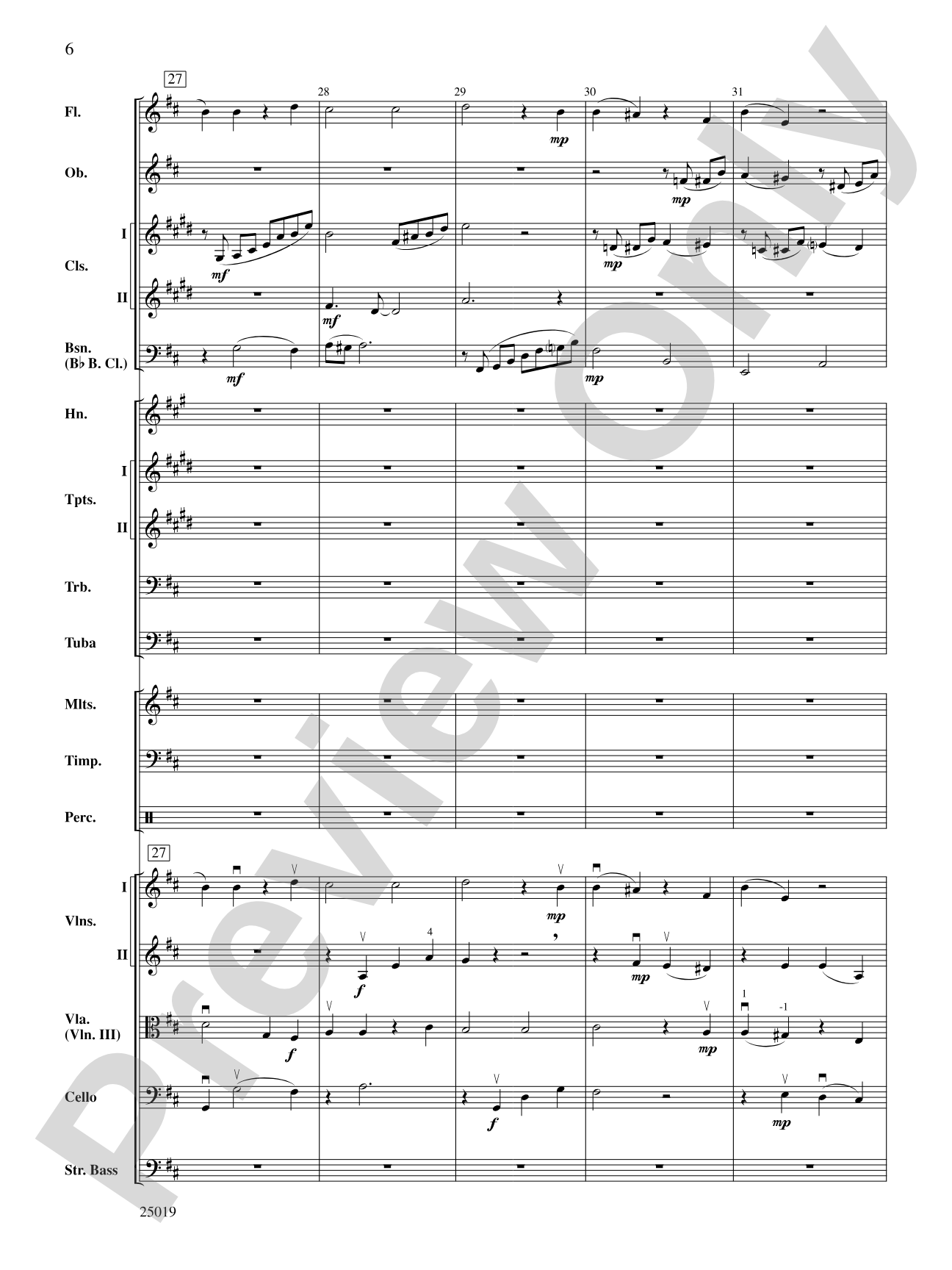 Motet: Full Orchestra Conductor Score & Parts