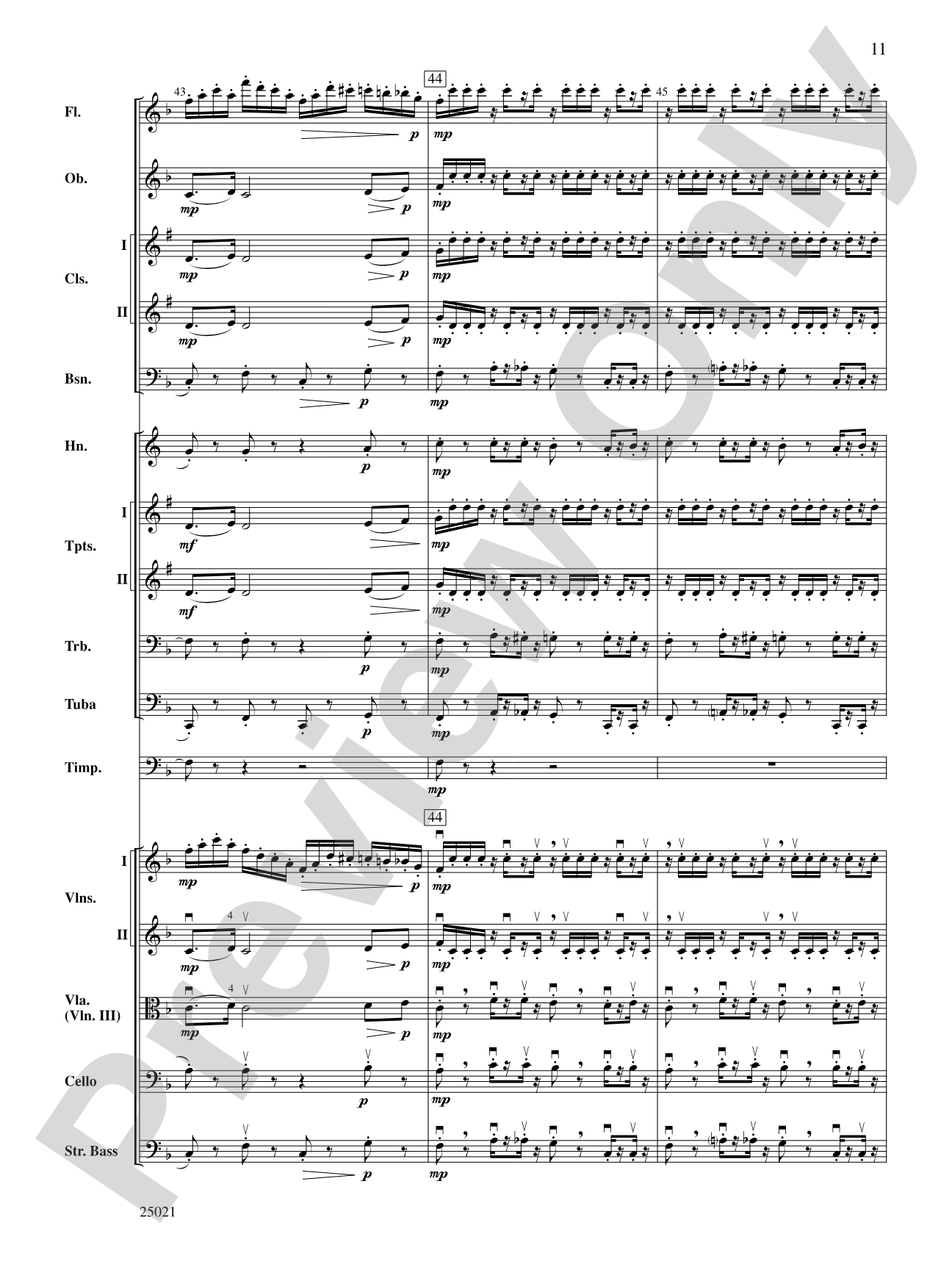 Prelude: Full Orchestra Conductor Score & Parts