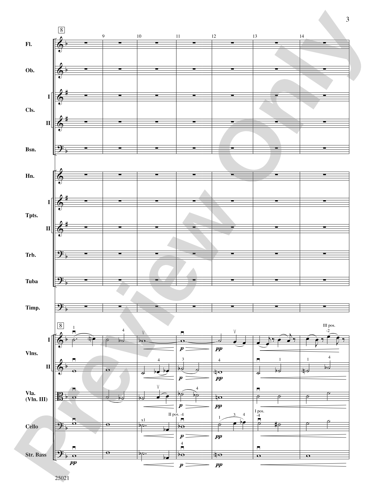 Prelude: Full Orchestra Conductor Score & Parts