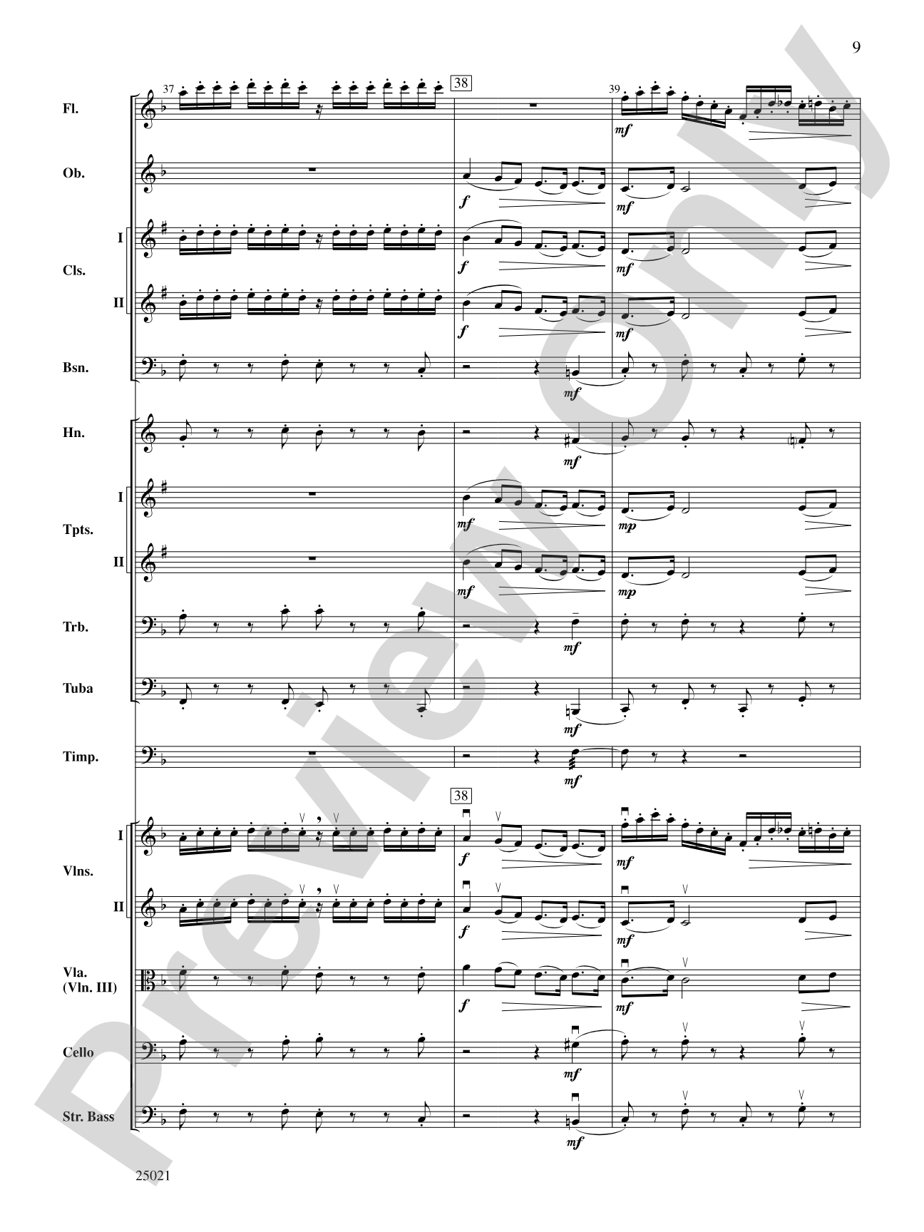 Prelude: Full Orchestra Conductor Score & Parts