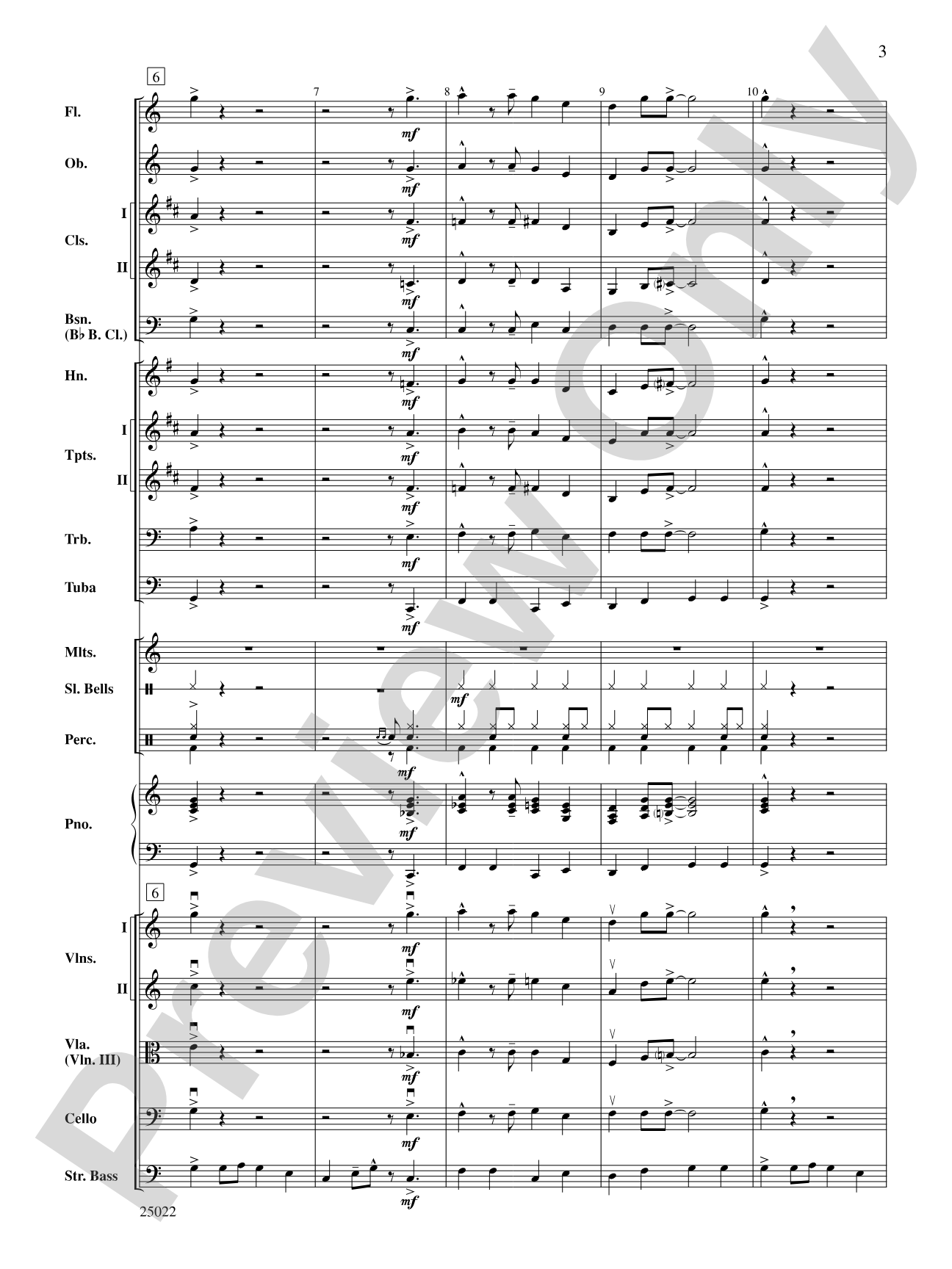 Swingin' on the Housetop: Full Orchestra Conductor Score & Parts