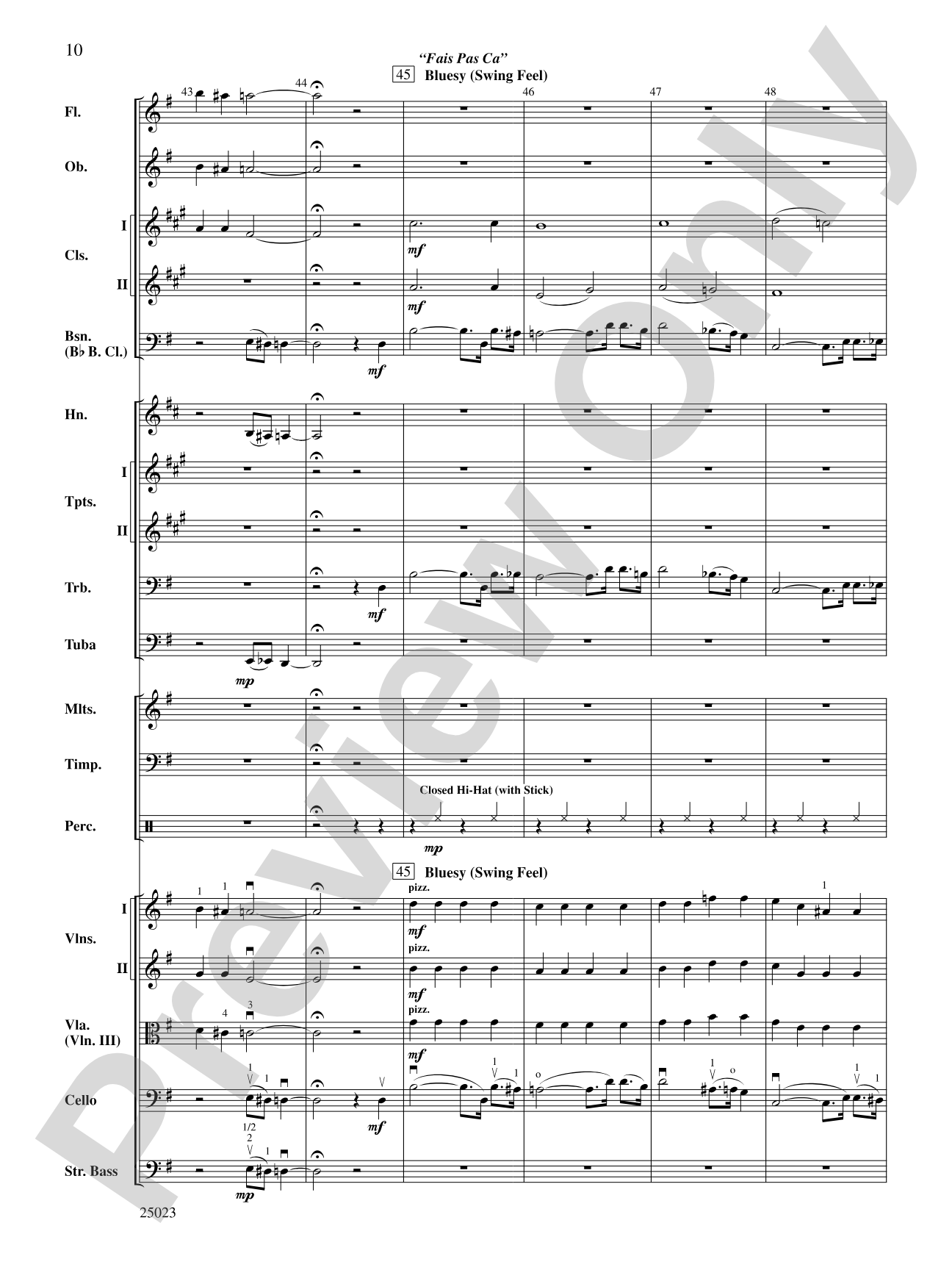 Crescent City Collage: Full Orchestra Conductor Score & Parts