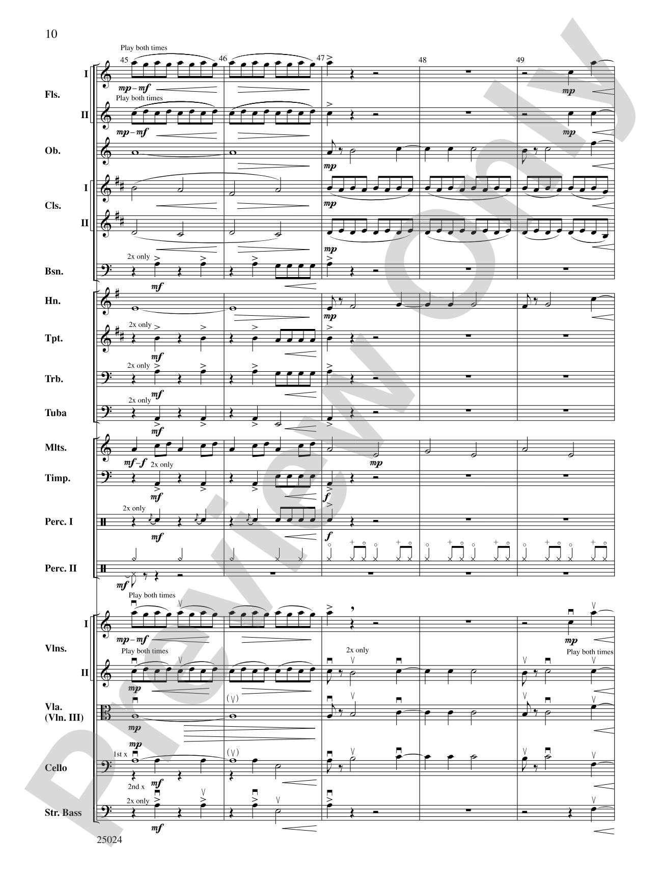 Symphonic Statement: Full Orchestra Conductor Score & Parts