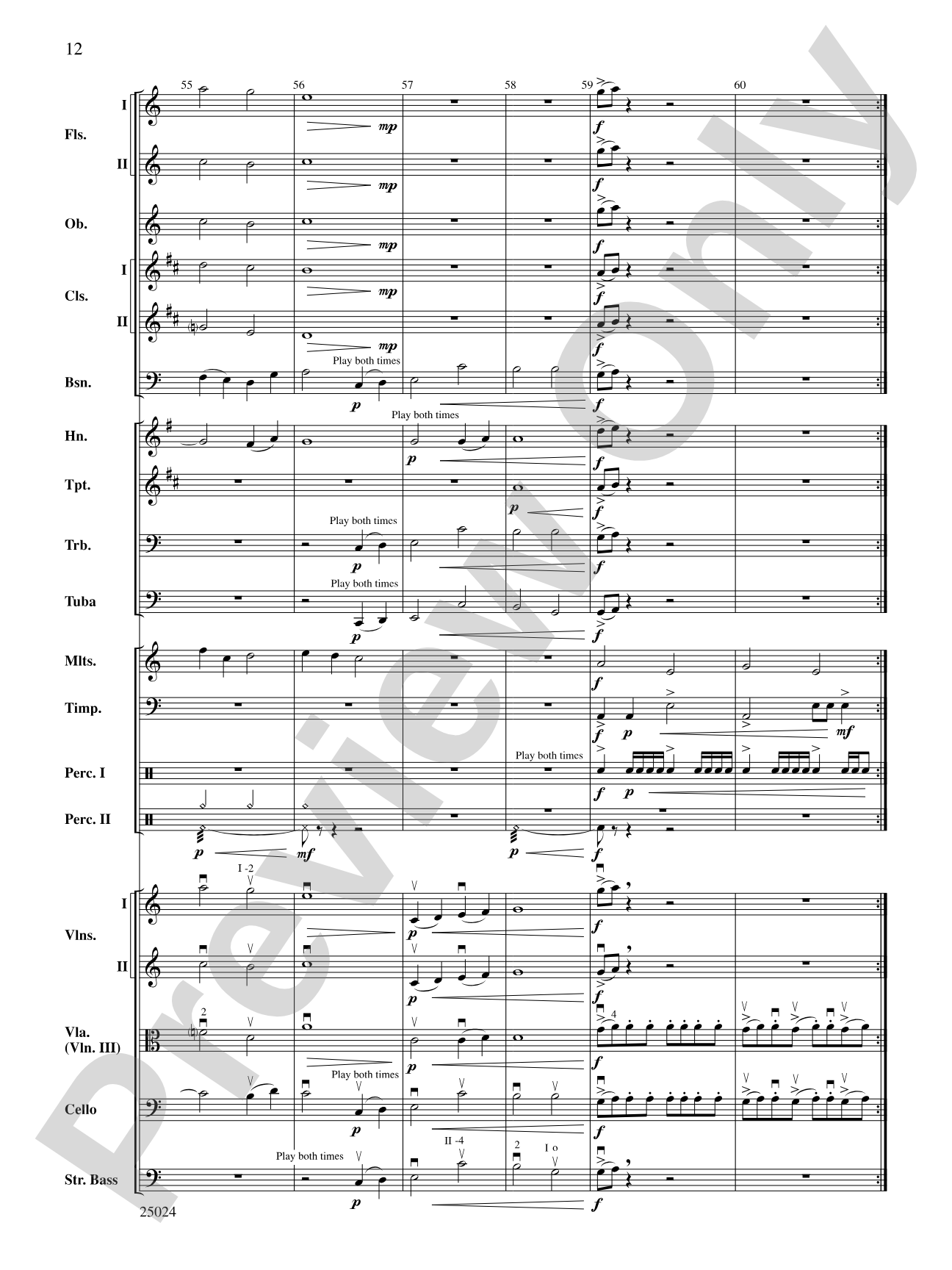 Symphonic Statement: Full Orchestra Conductor Score & Parts
