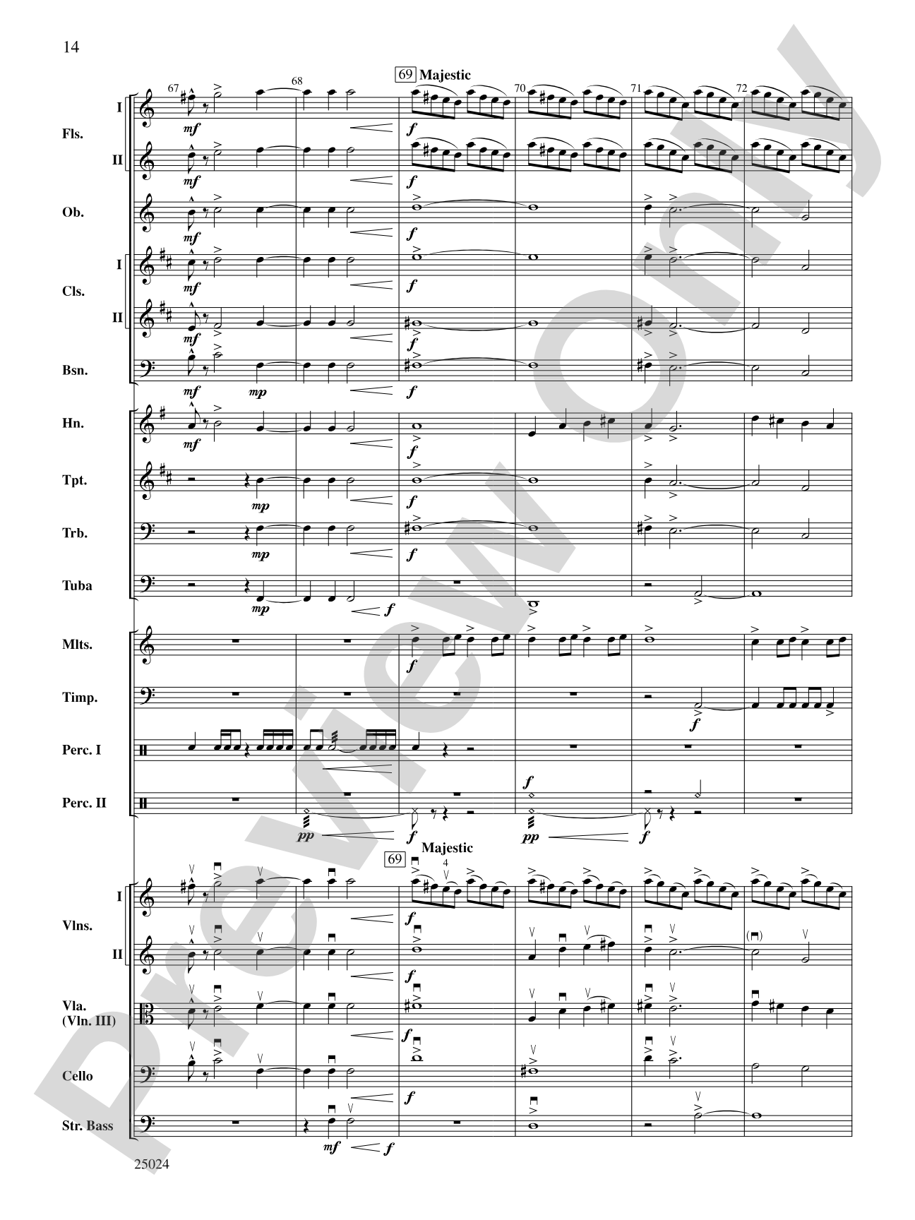 Symphonic Statement: Full Orchestra Conductor Score & Parts