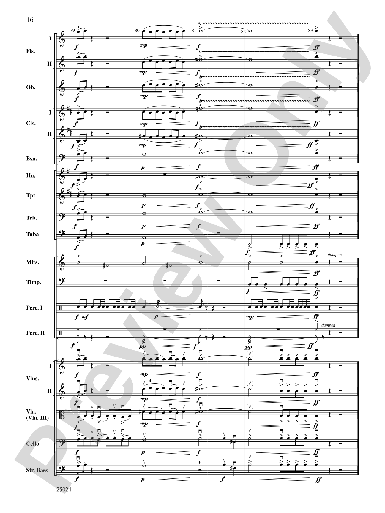 Symphonic Statement: Full Orchestra Conductor Score & Parts