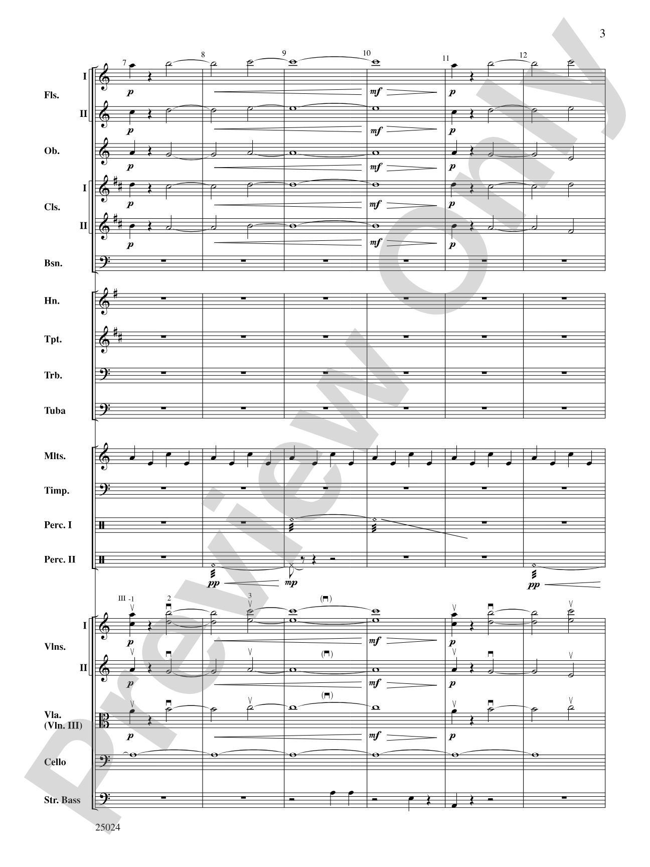 Symphonic Statement: Full Orchestra Conductor Score & Parts