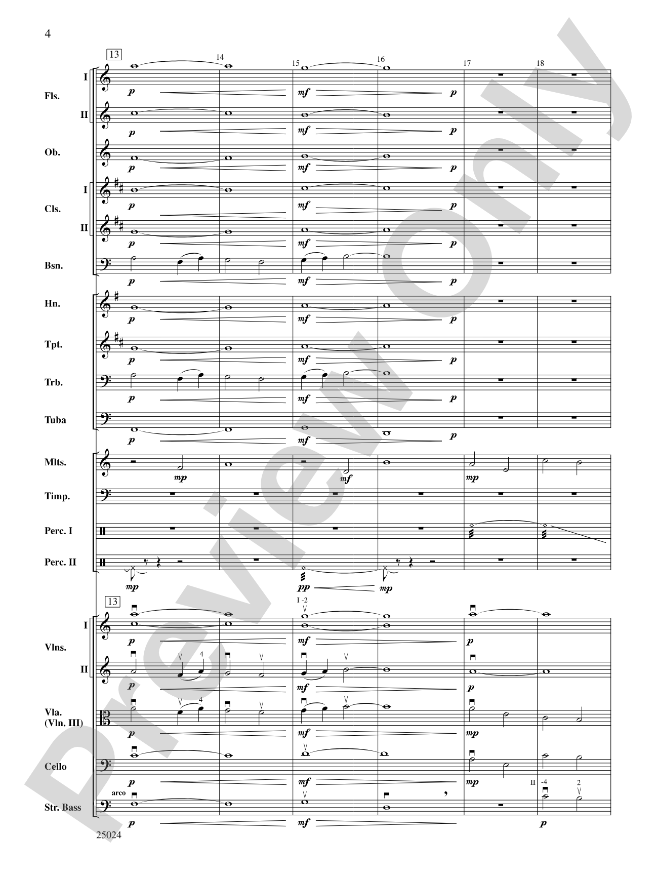 Symphonic Statement: Full Orchestra Conductor Score & Parts