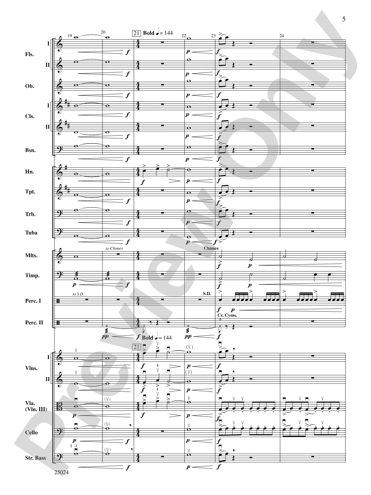 Symphonic Statement: Full Orchestra Conductor Score & Parts