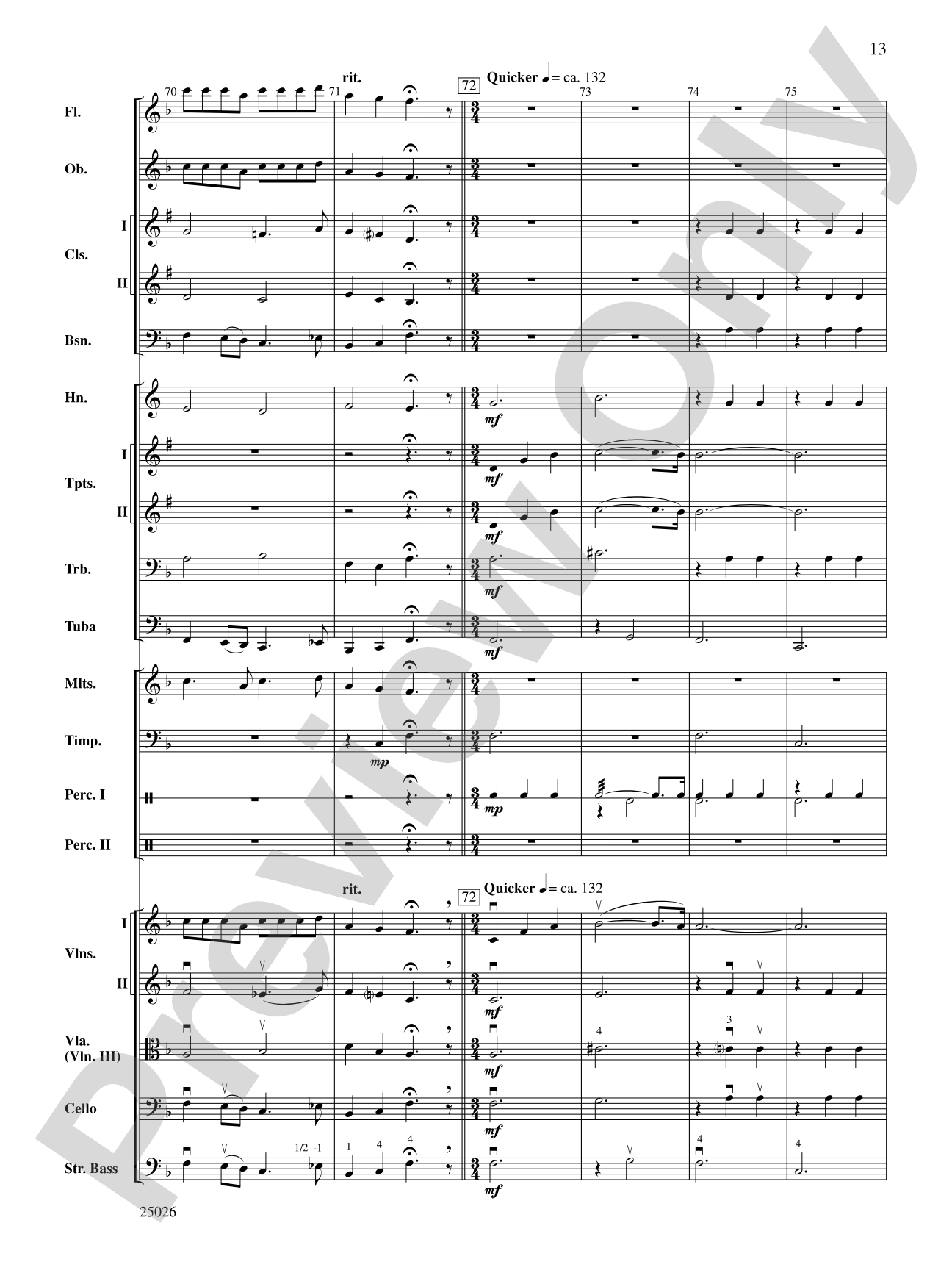 Christmas Comes Again... in About Three Minutes: Full Orchestra Conductor Score & Parts