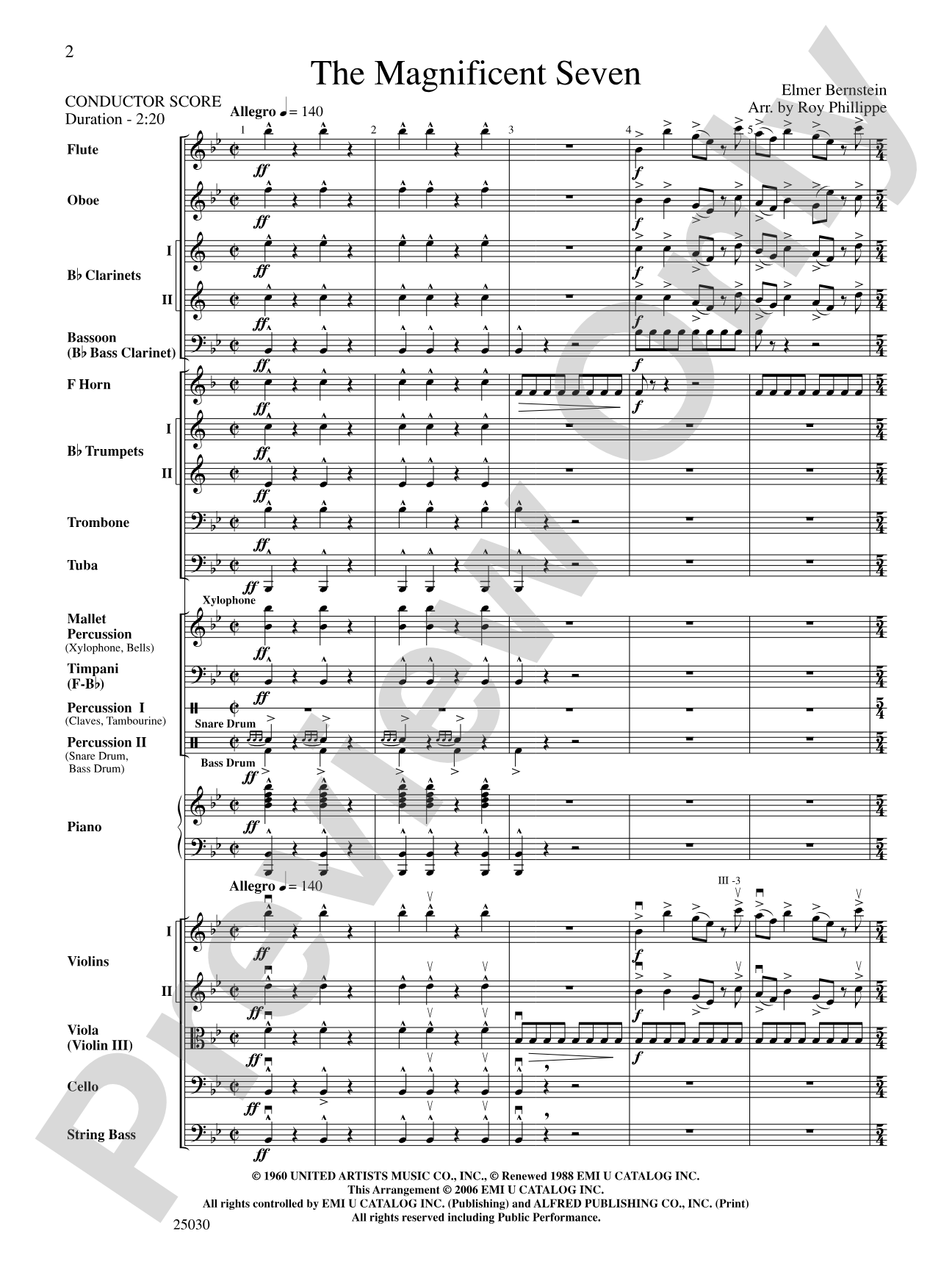 The Magnificent Seven: Score