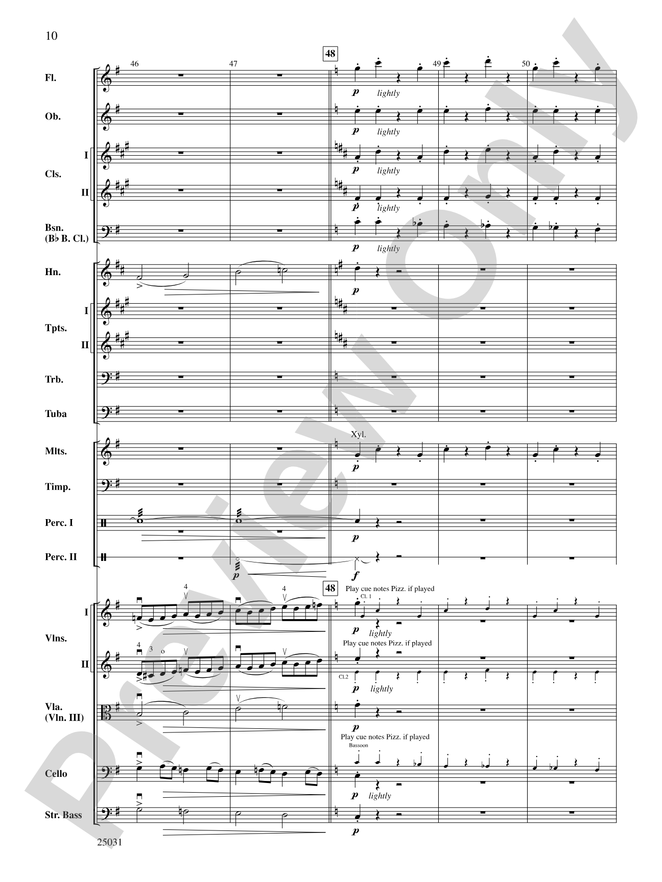 Comedy Tonight: Full Orchestra Conductor Score & Parts