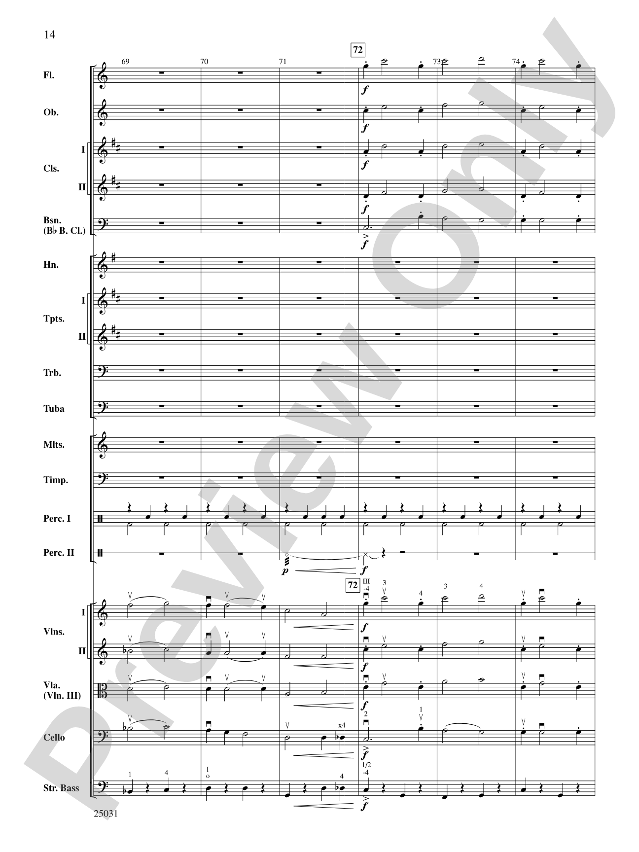 Comedy Tonight: Full Orchestra Conductor Score & Parts