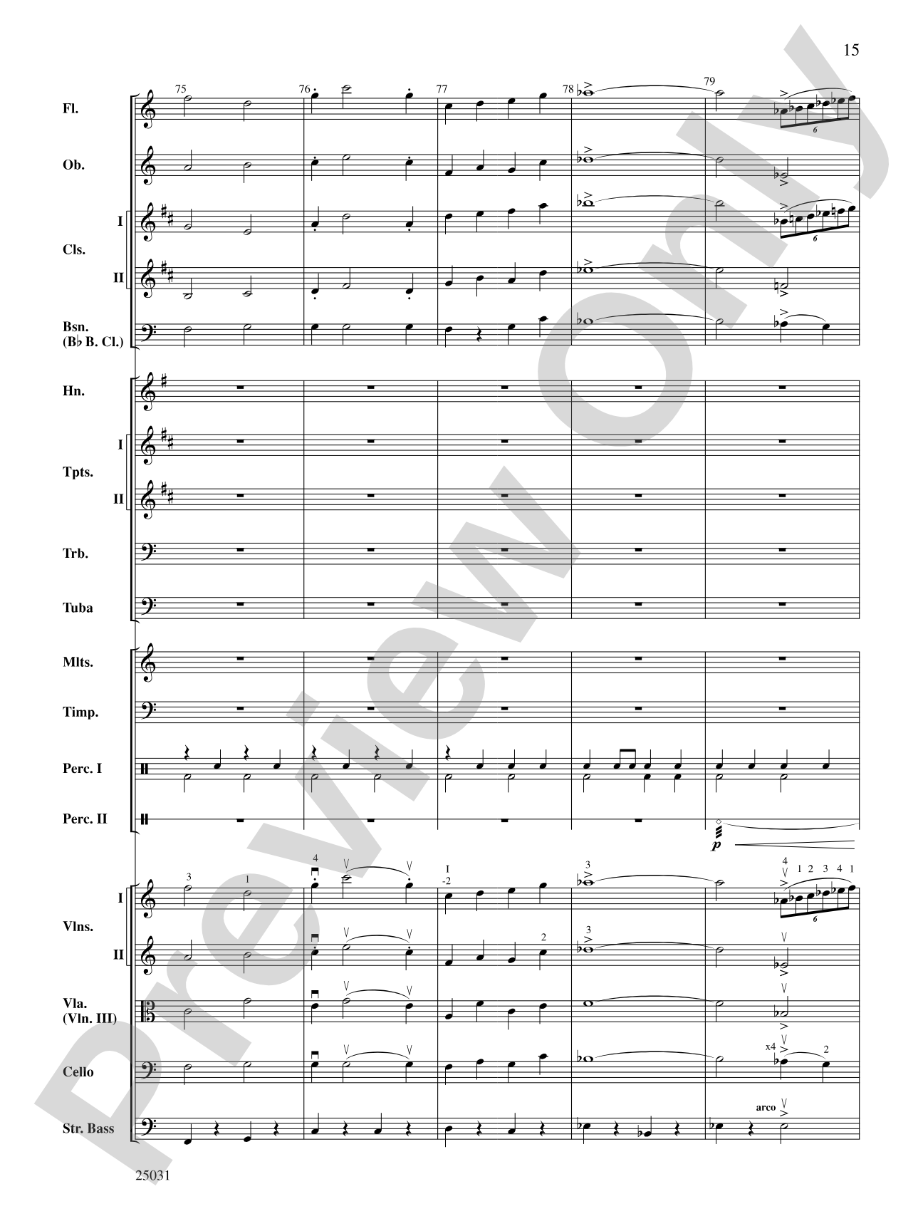 Comedy Tonight: Full Orchestra Conductor Score & Parts