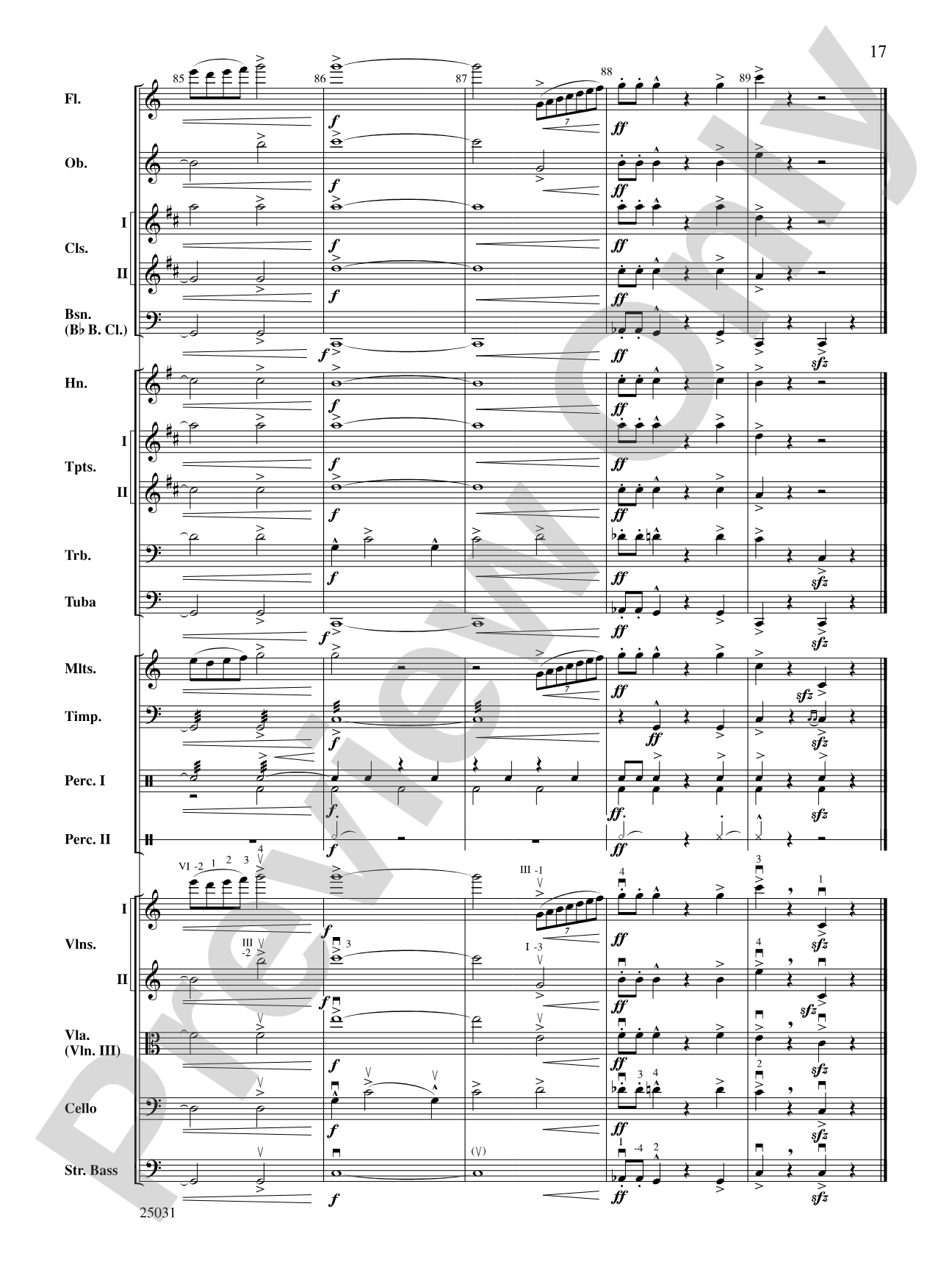 Comedy Tonight: Full Orchestra Conductor Score & Parts