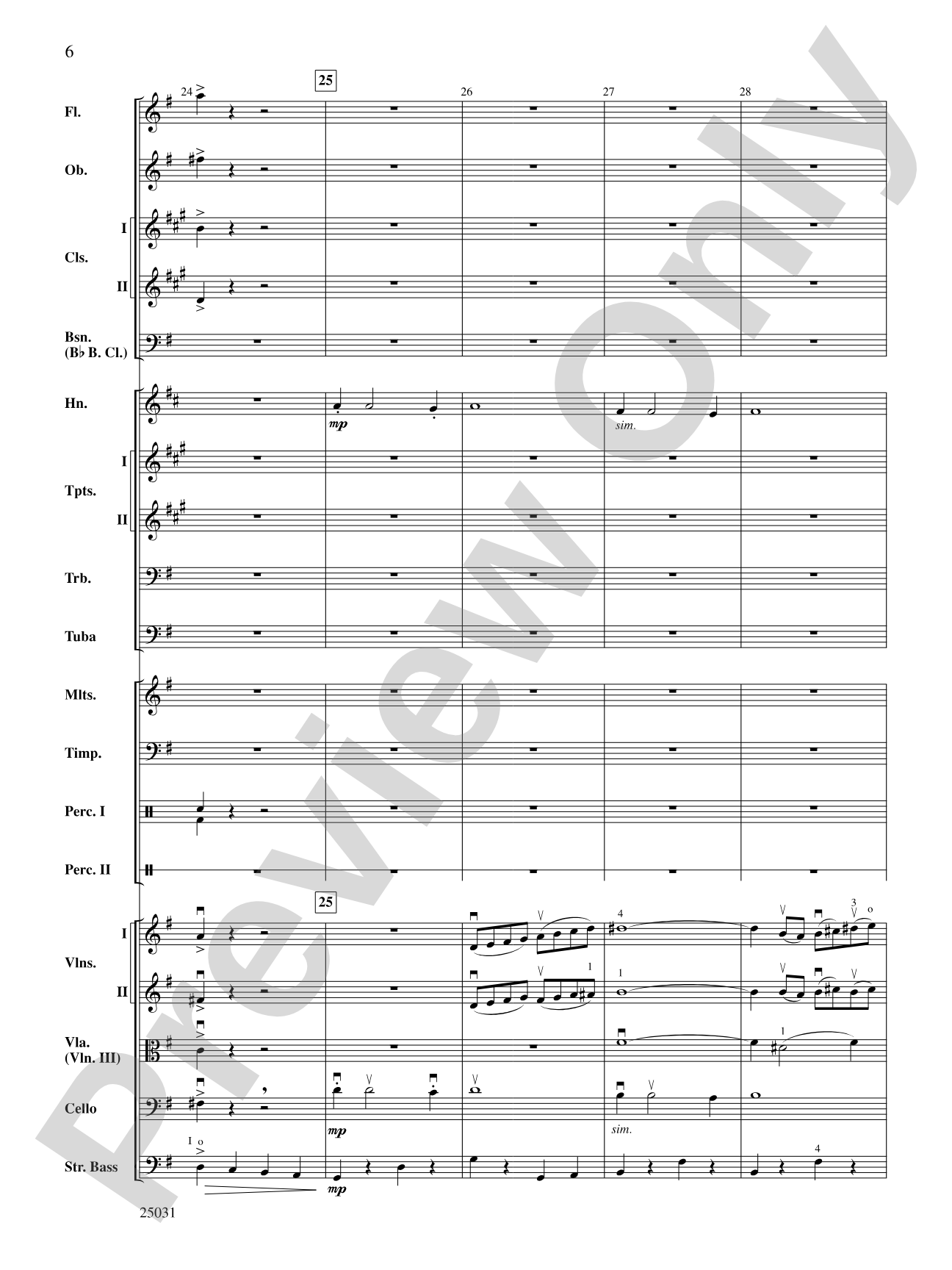 Comedy Tonight: Full Orchestra Conductor Score & Parts