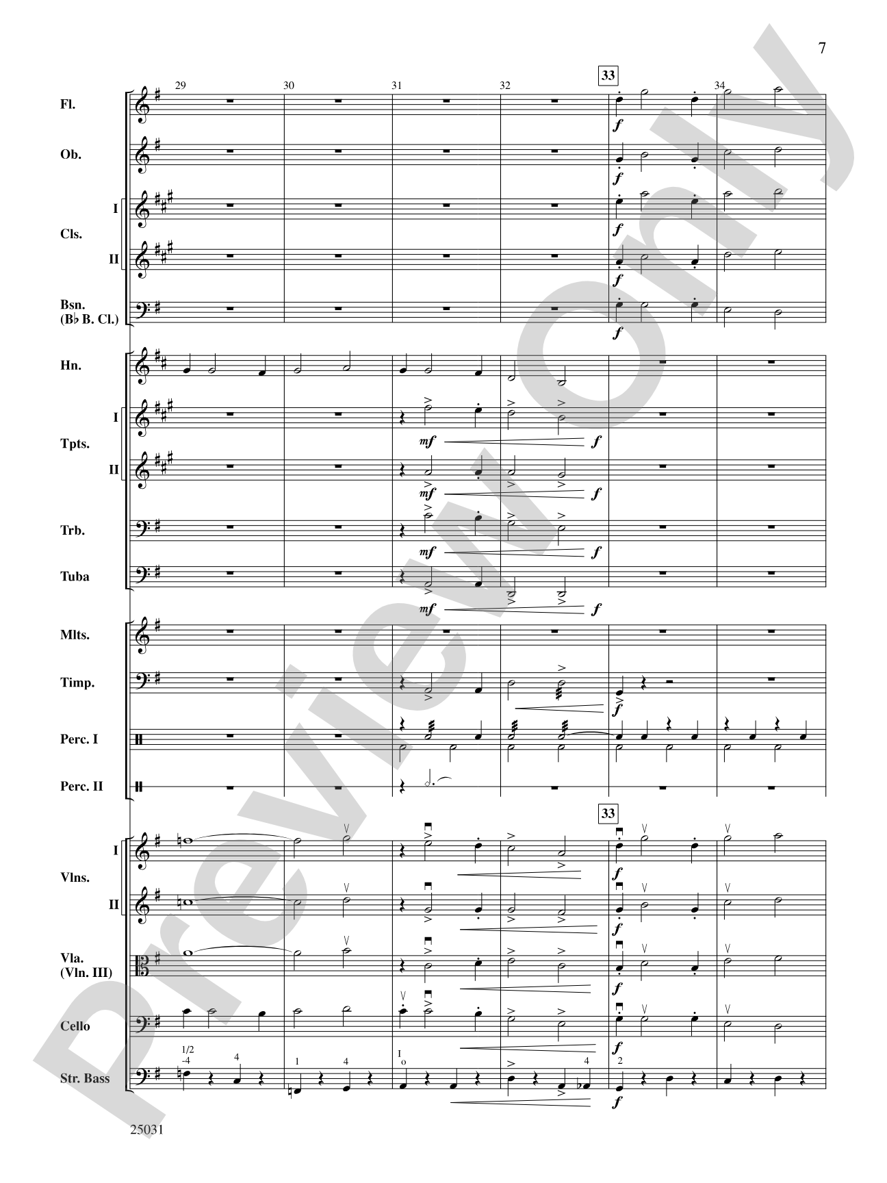 Comedy Tonight: Full Orchestra Conductor Score & Parts