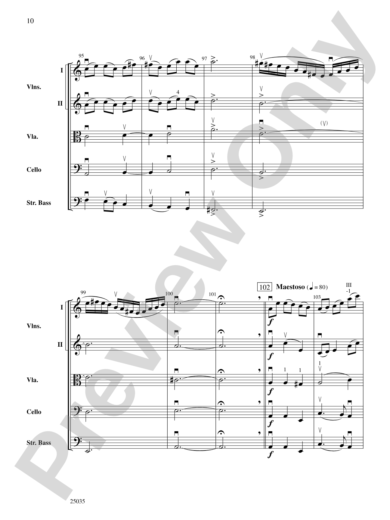 Coventry Carol, Fantasy on: String Orchestra Conductor Score & Parts