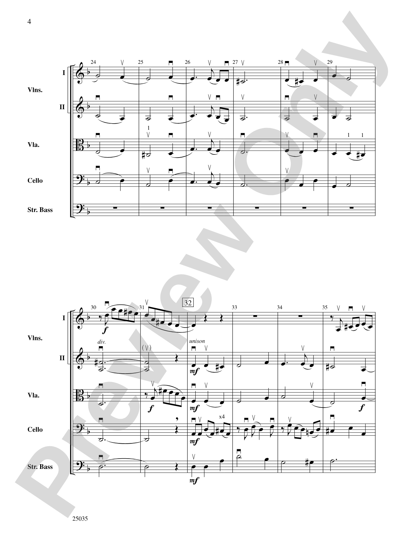 Coventry Carol, Fantasy on: String Orchestra Conductor Score & Parts