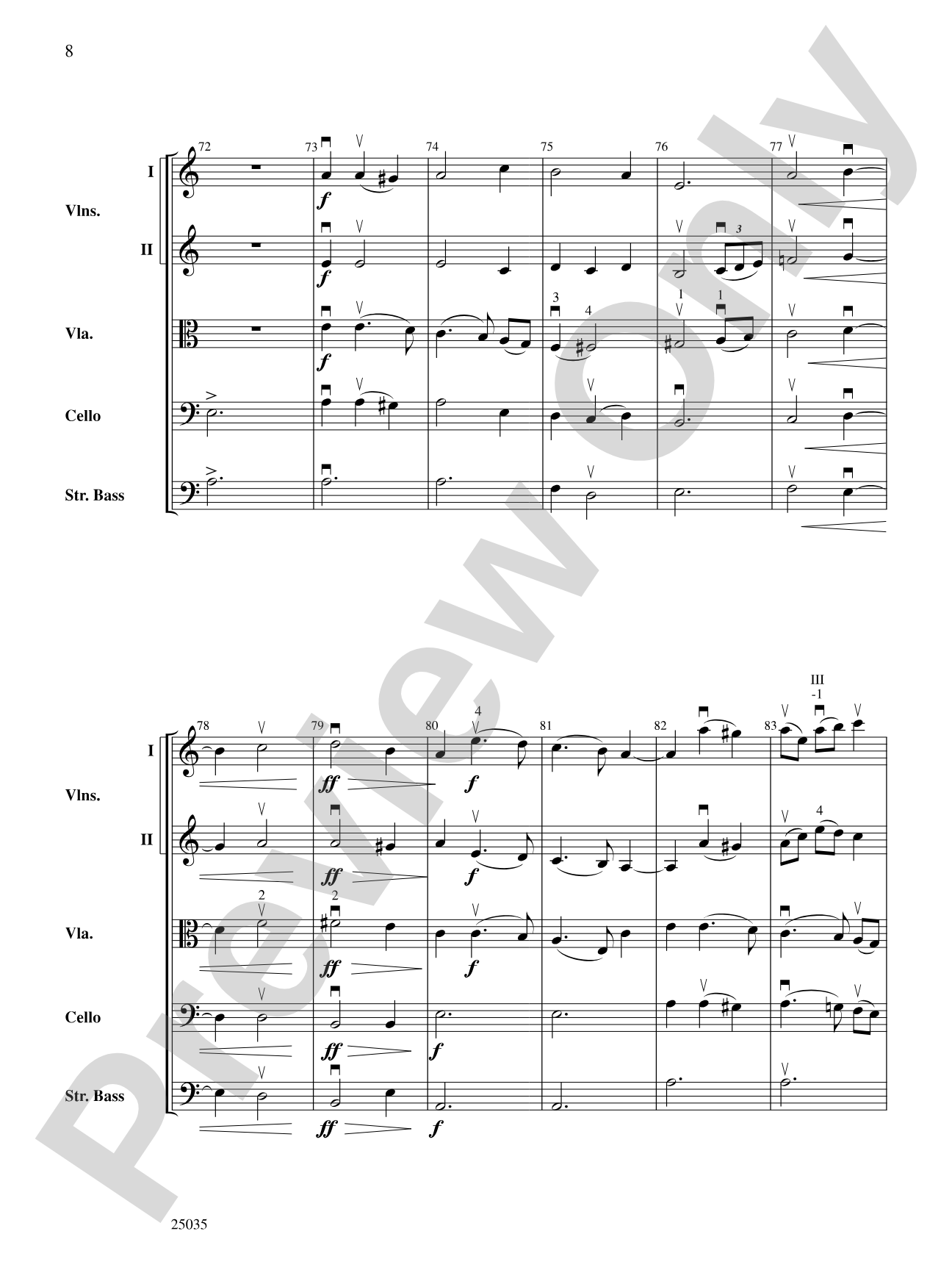 Coventry Carol, Fantasy on: String Orchestra Conductor Score & Parts