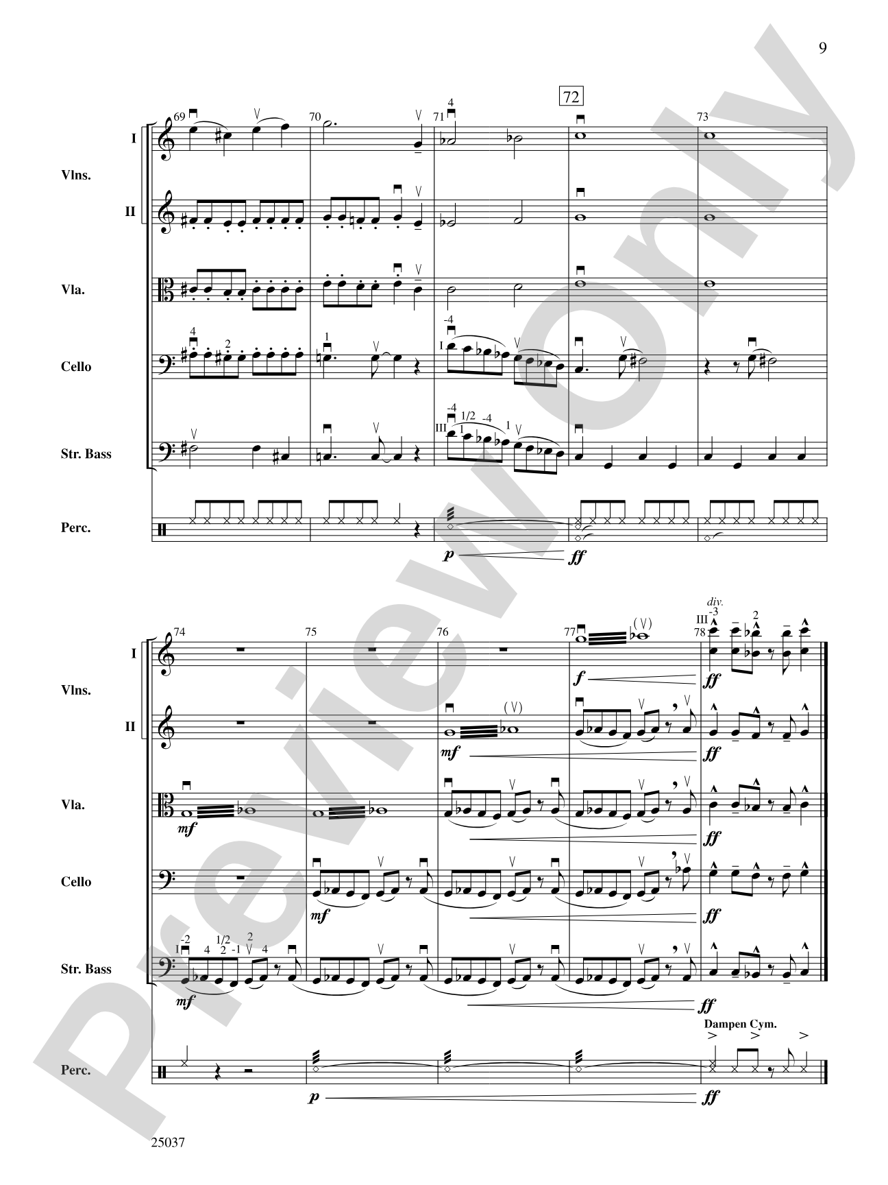 The Curse of Tutankhamun: String Orchestra Conductor Score & Parts