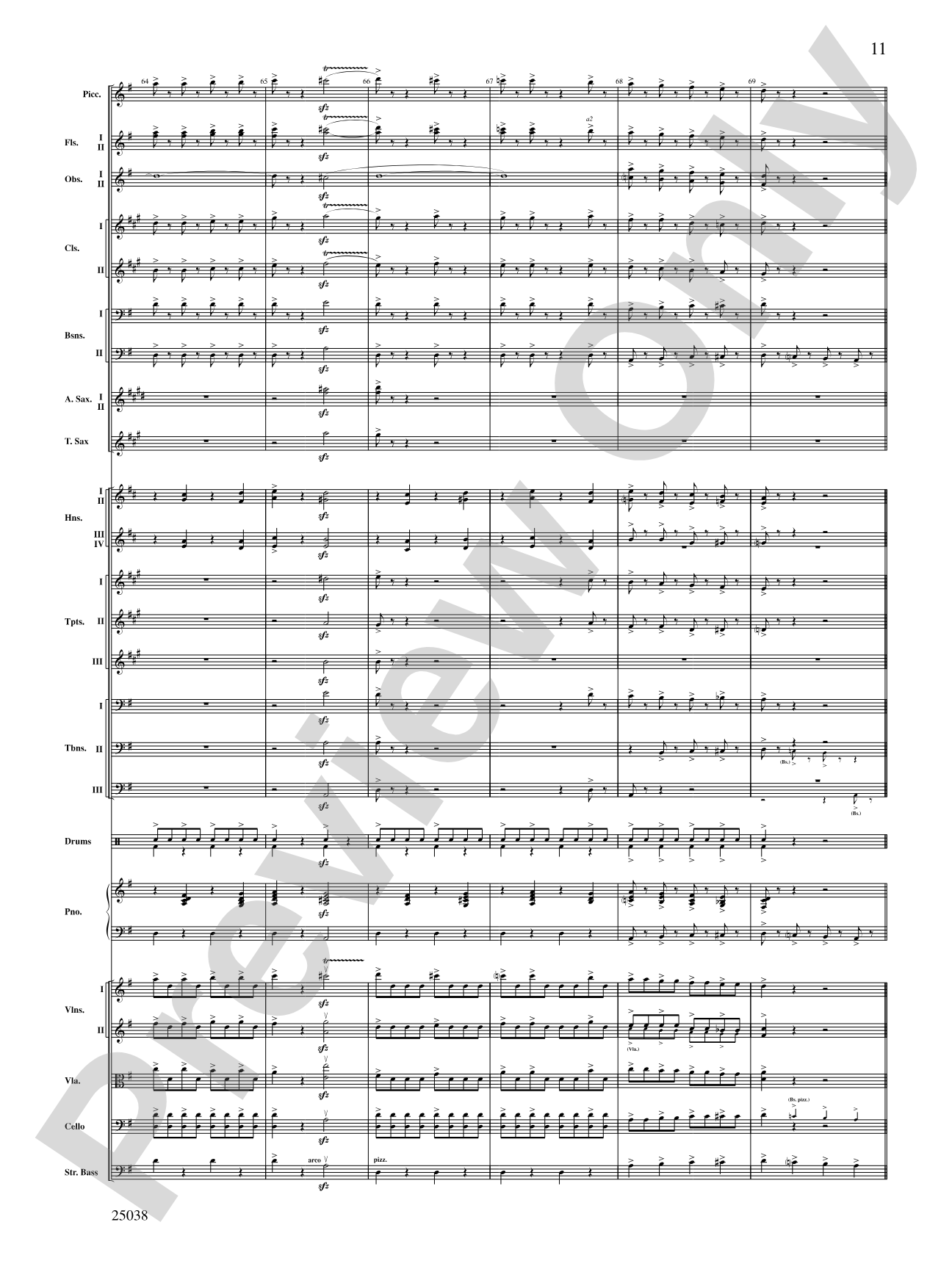 Fiddle-Faddle: Full Orchestra Conductor Score & Parts