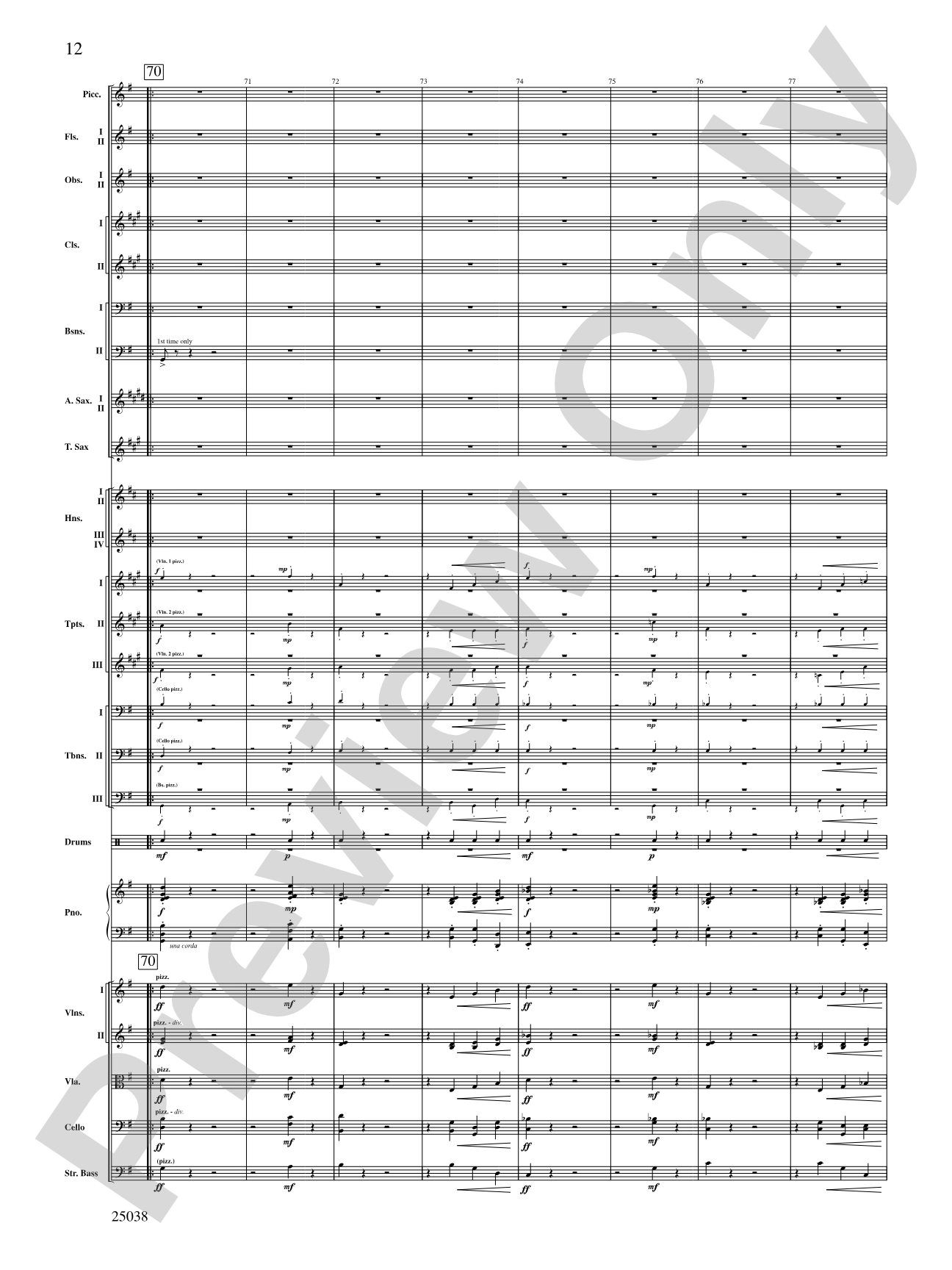 Fiddle-Faddle: Full Orchestra Conductor Score & Parts